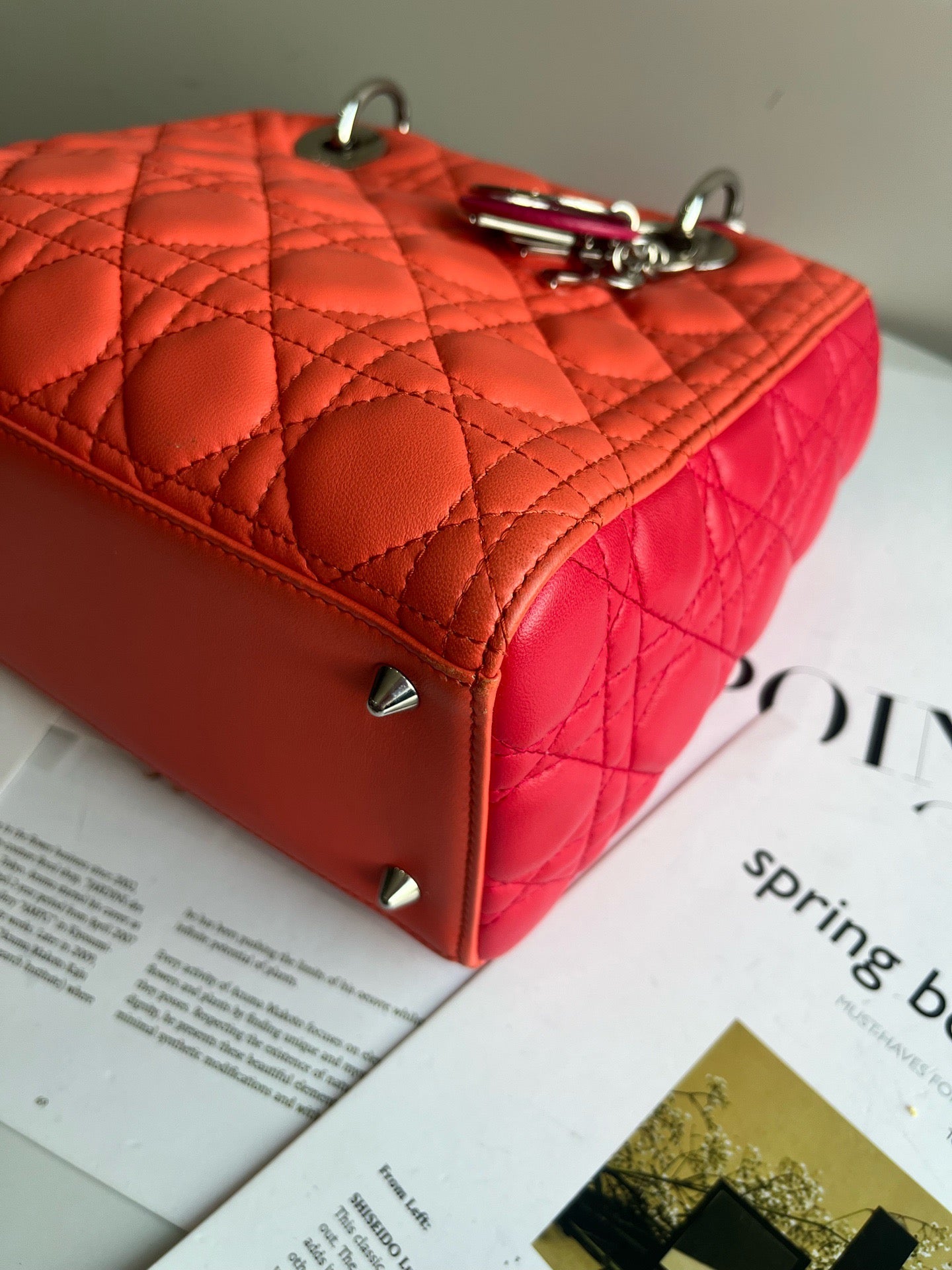 Dior - Lady Dior - Leather - Multicolour - (medium)