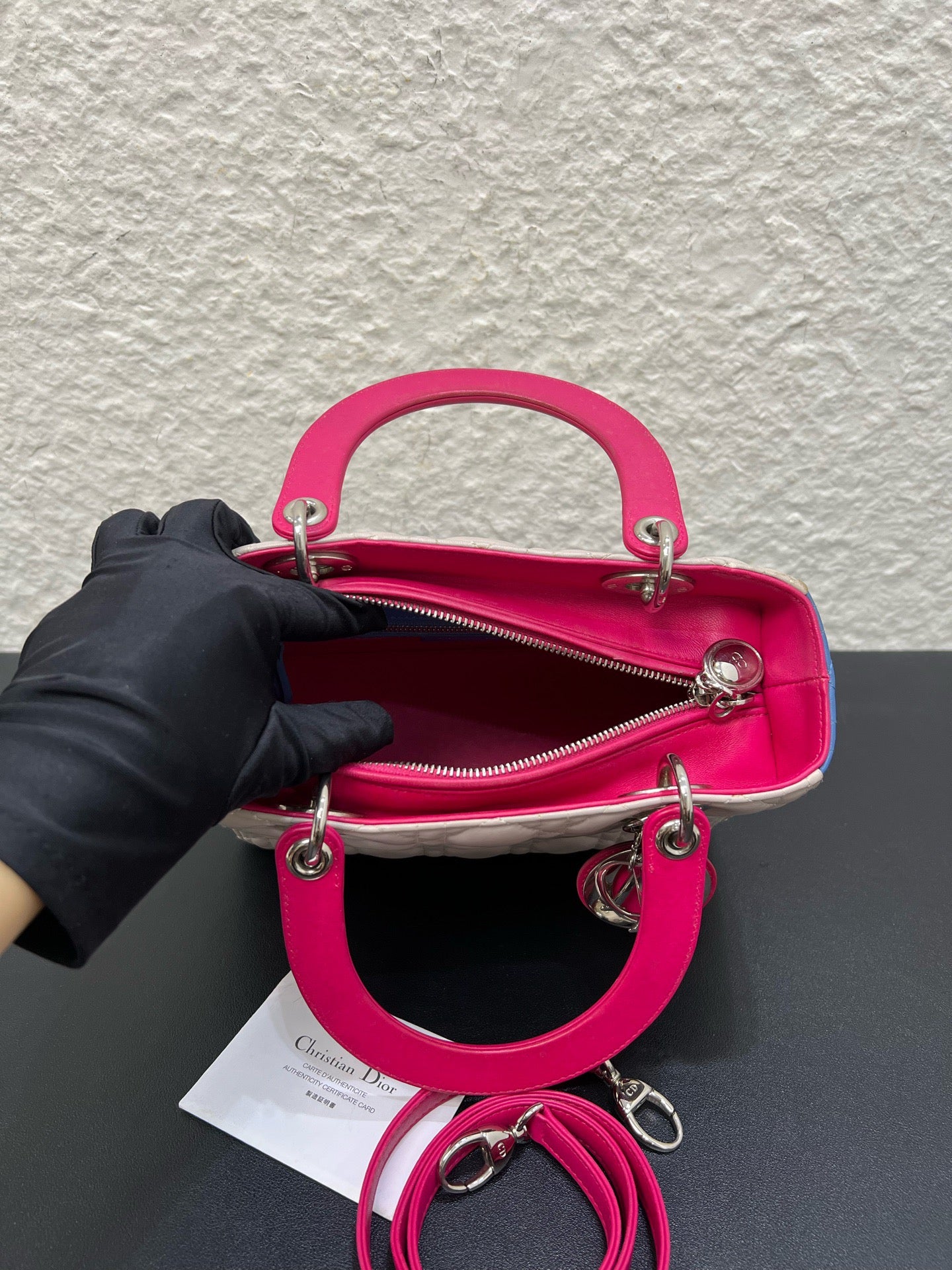 Dior - Lady Dior - Leather - Multicolour - (Medium)