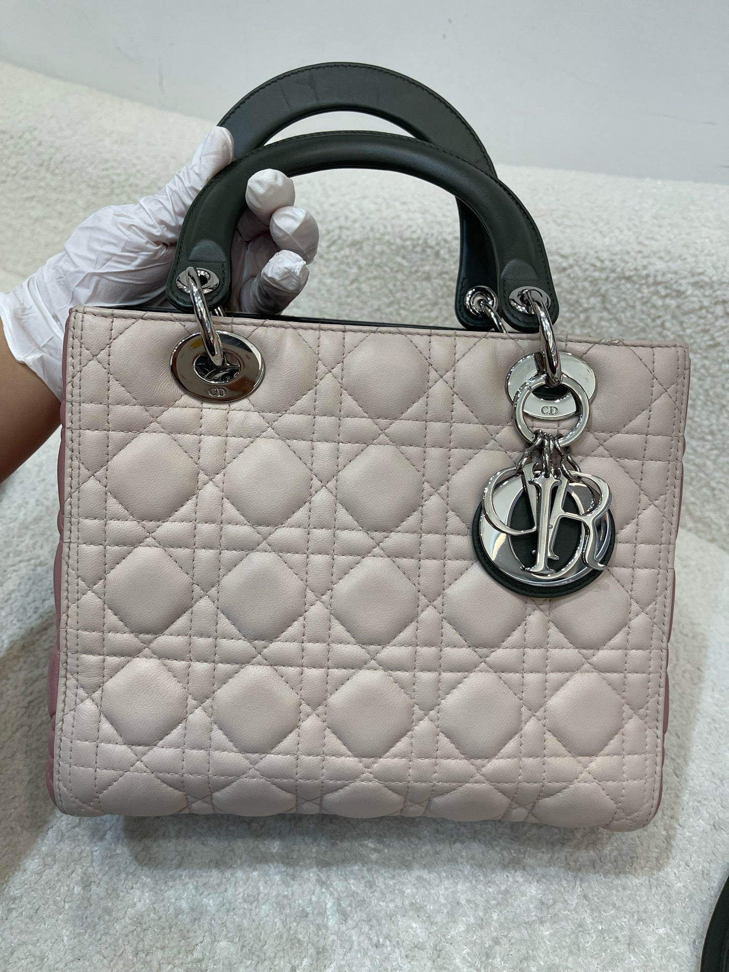 Dior - Lady Dior - Leather - Multicolour - (medium)