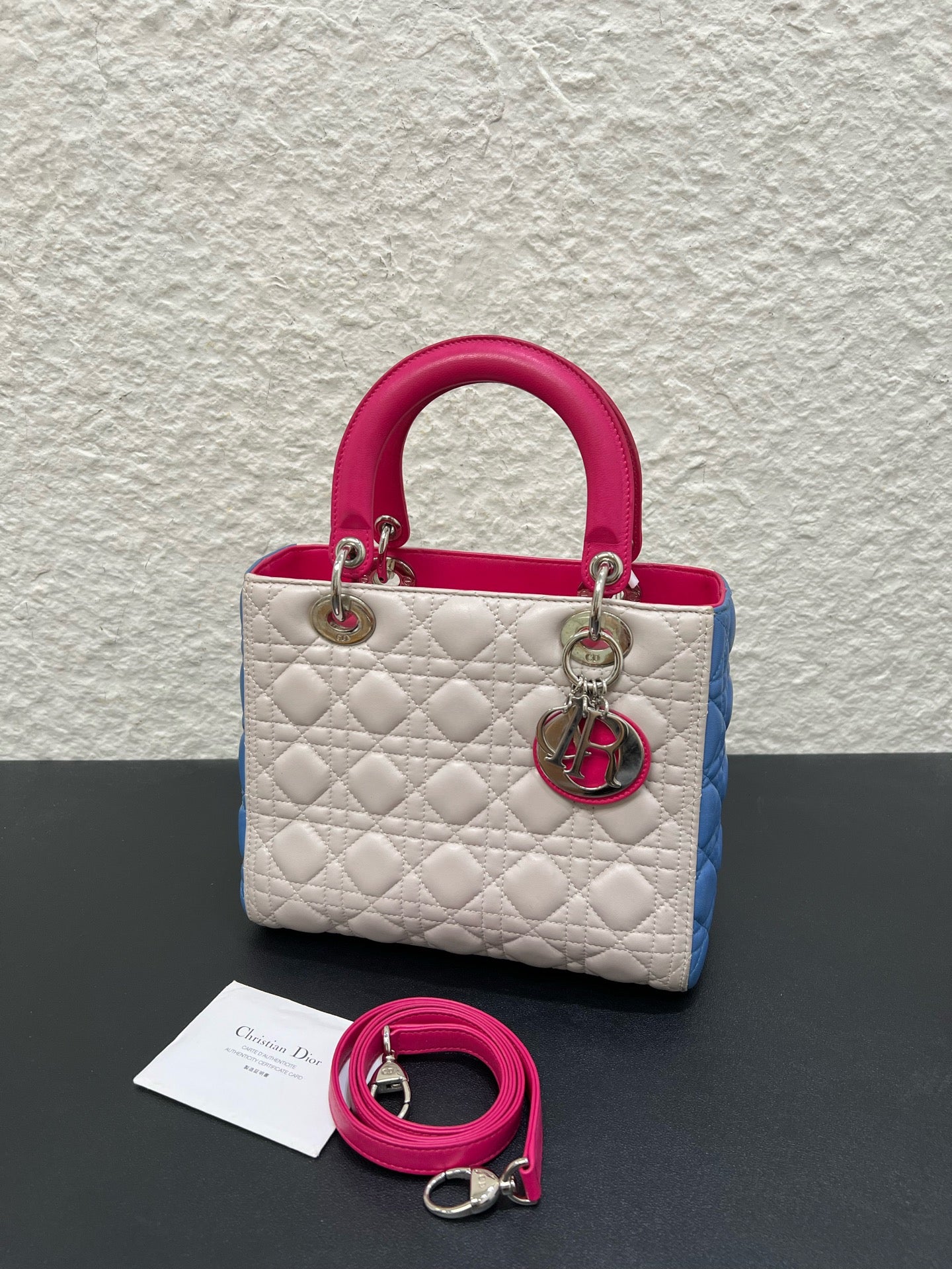 Dior - Lady Dior - Leather - Multicolour - (Medium)