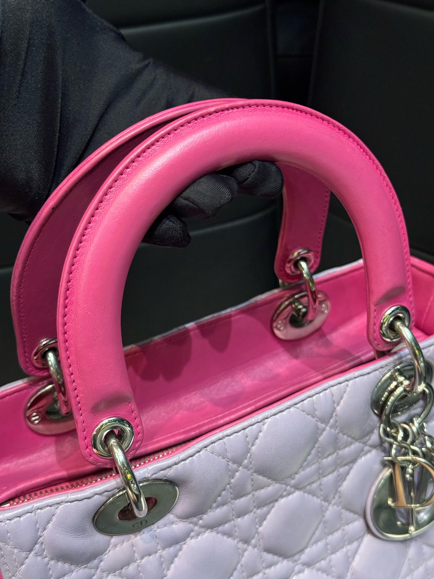 Dior - Lady Dior - Leather - Multicolour - (medium)