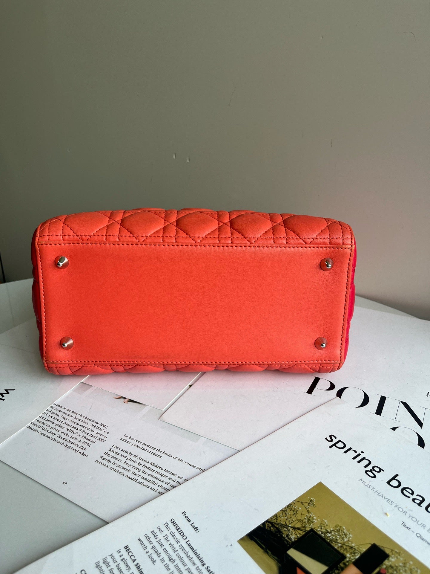 Dior - Lady Dior - Leather - Multicolour - (medium)