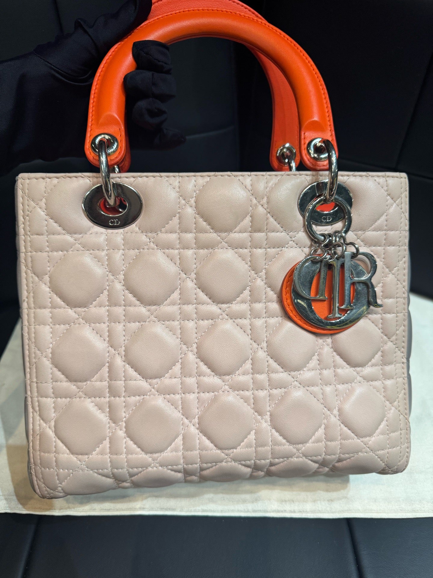 Dior - Lady Dior - Leather - Multicolour - (medium)