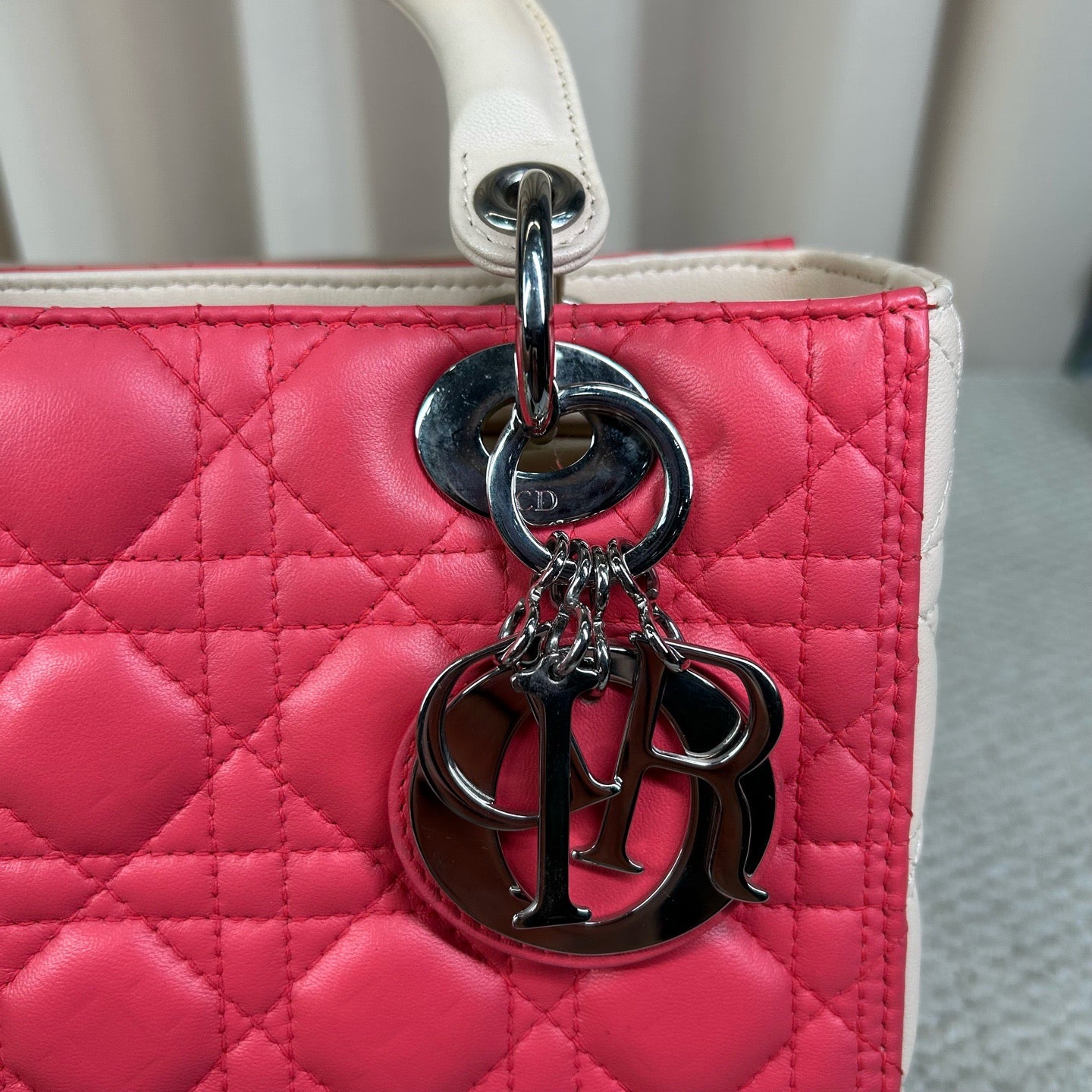 Dior - Lady Dior - Leather - Multicolour - (medium)
