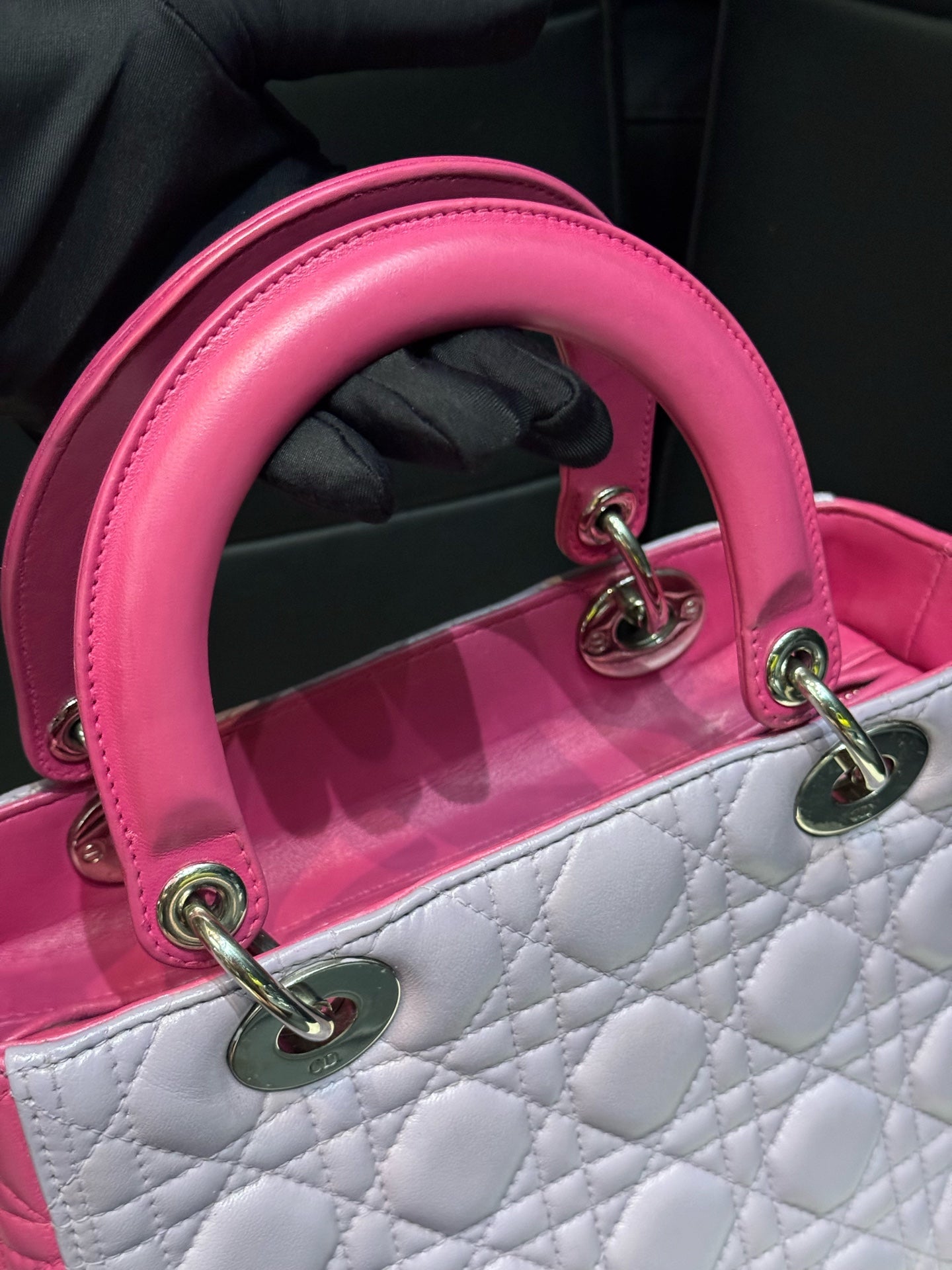 Dior - Lady Dior - Leather - Multicolour - (medium)