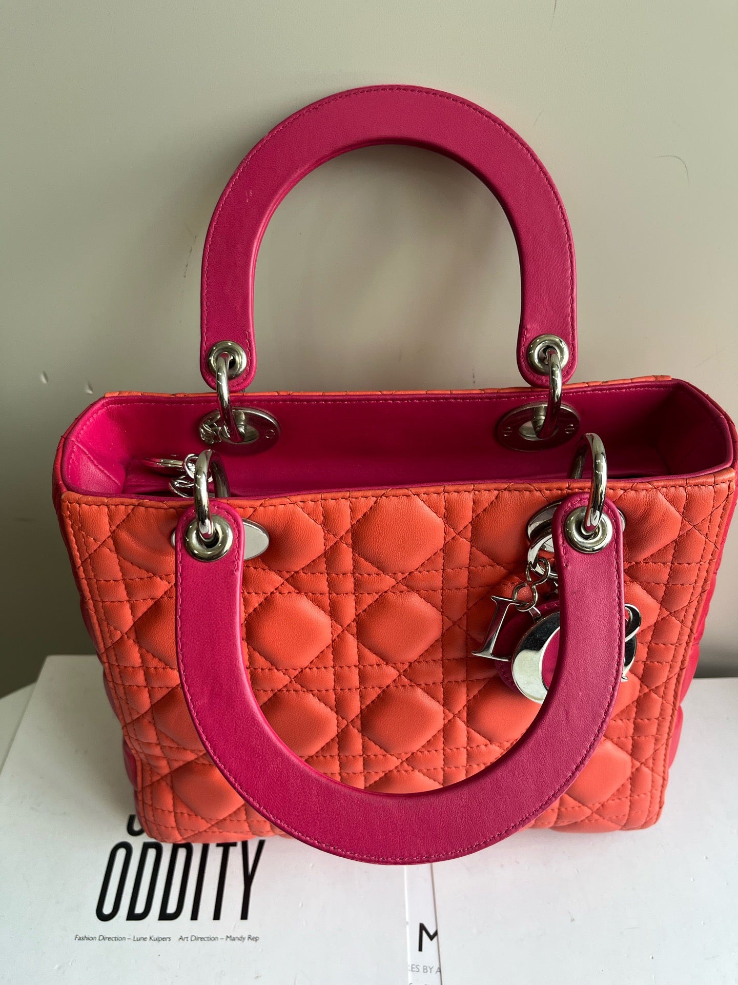Dior - Lady Dior - Leather - Multicolour - (medium)