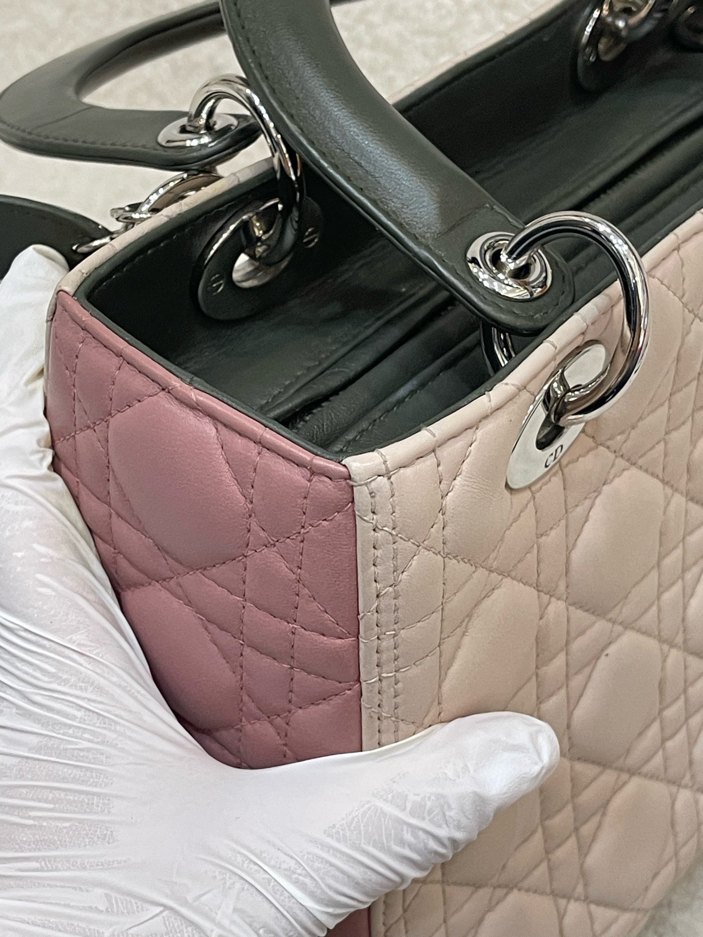 Dior - Lady Dior - Leather - Multicolour - (medium)
