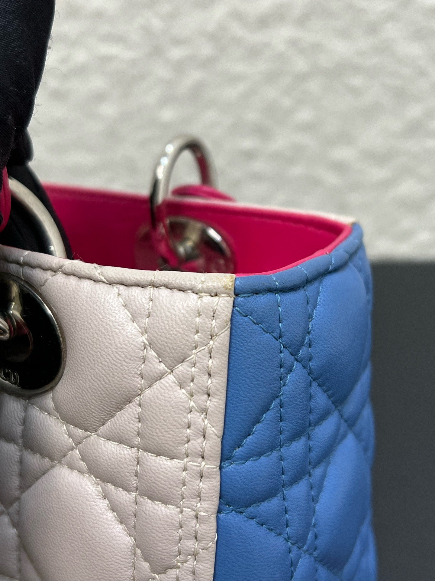 Dior - Lady Dior - Leather - Multicolour - (Medium)