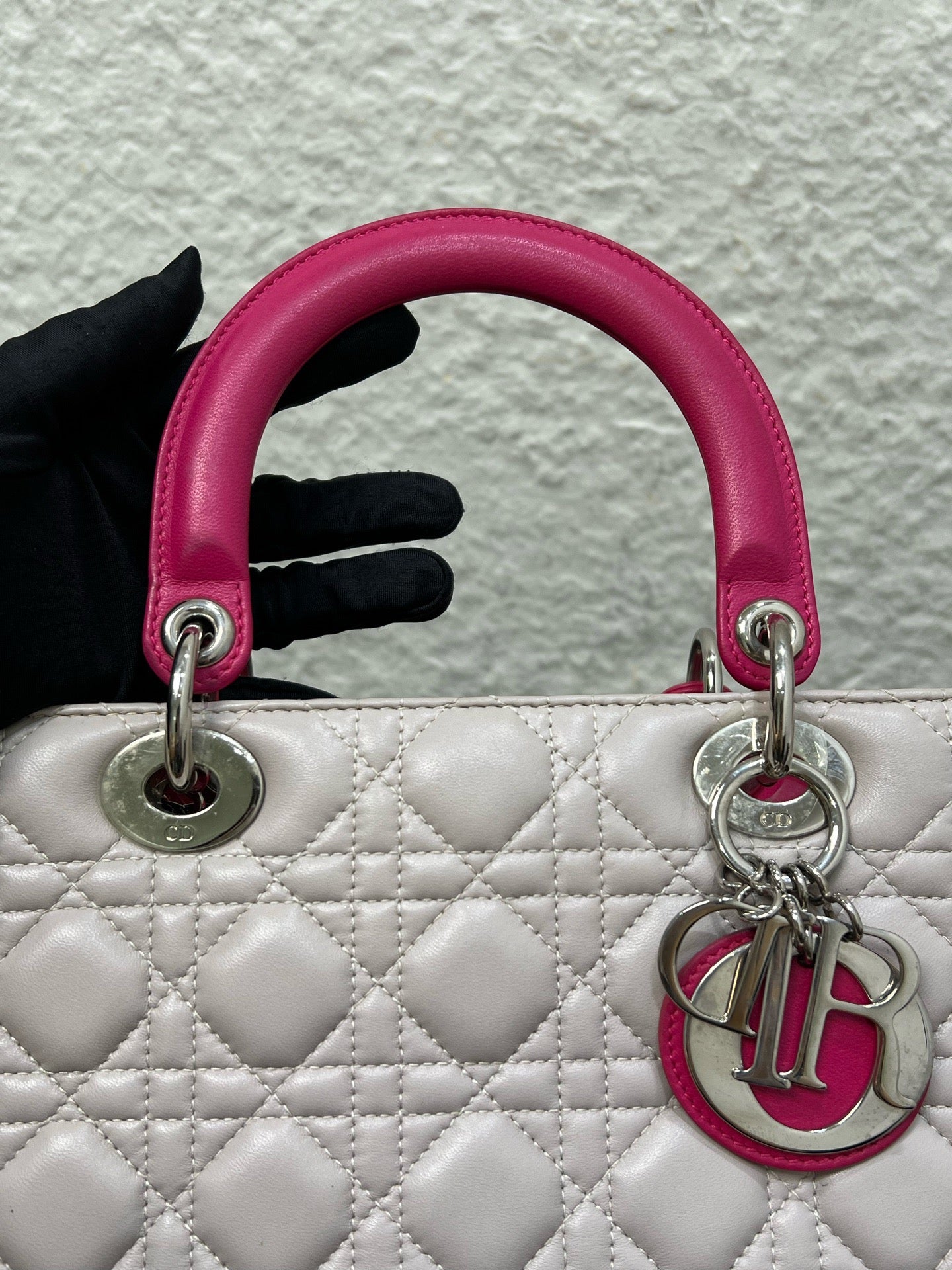 Dior - Lady Dior - Leather - Multicolour - (Medium)