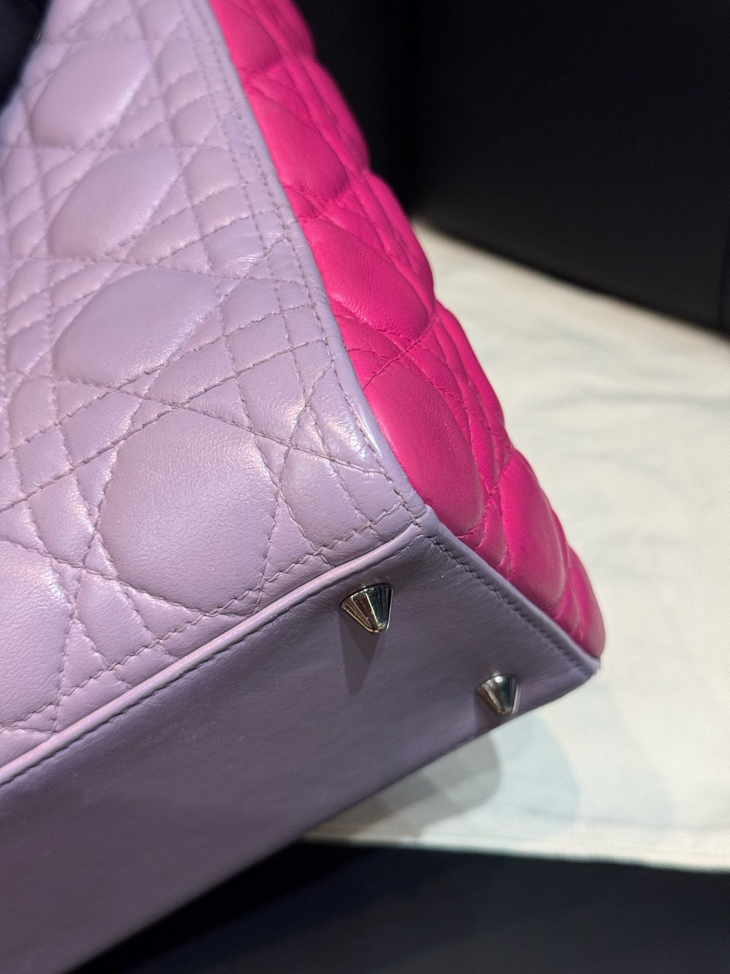 Dior - Lady Dior - Leather - Multicolour - (medium)