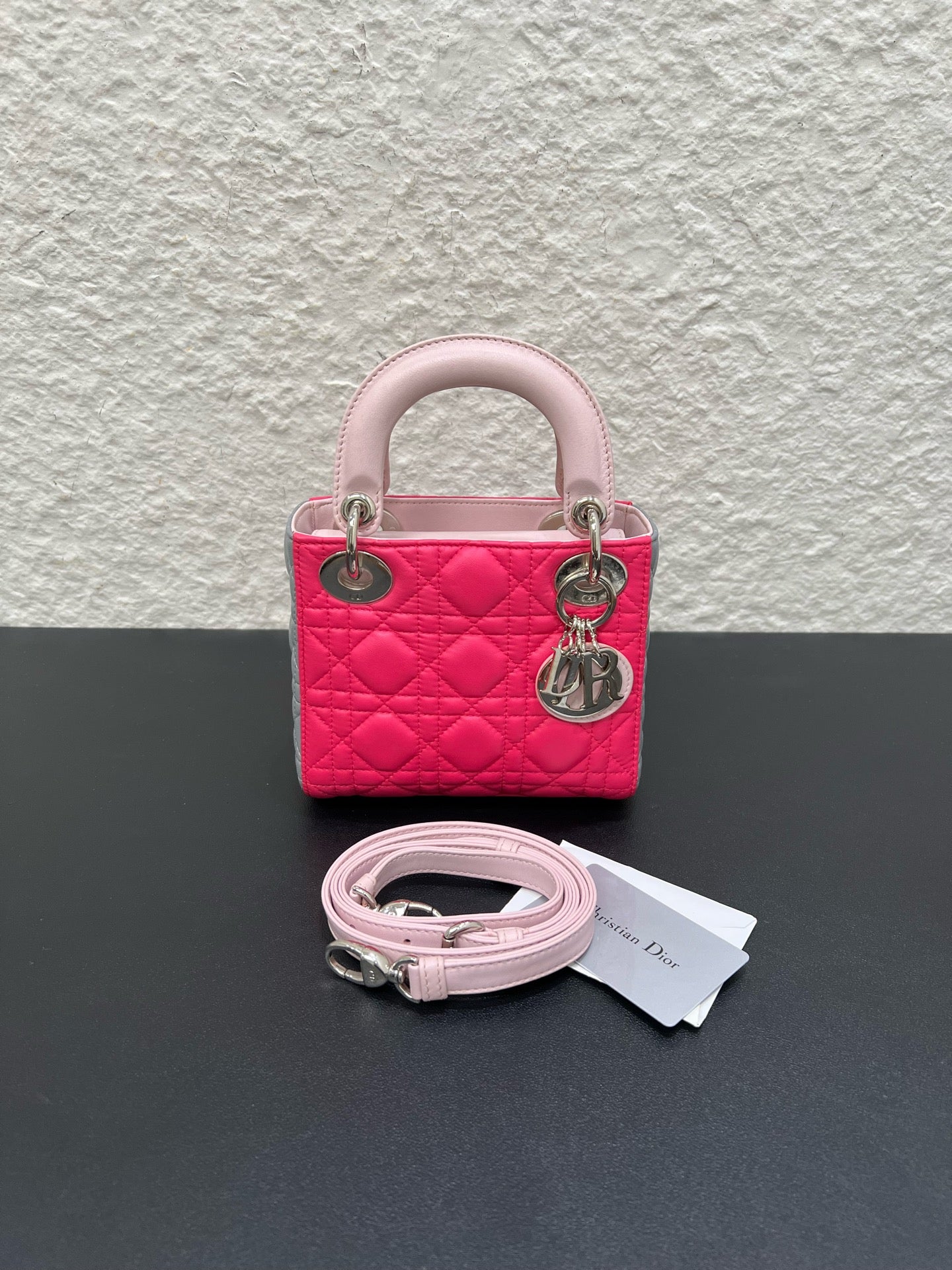 Dior - Lady Dior - Leather - Multicolour - (mini)