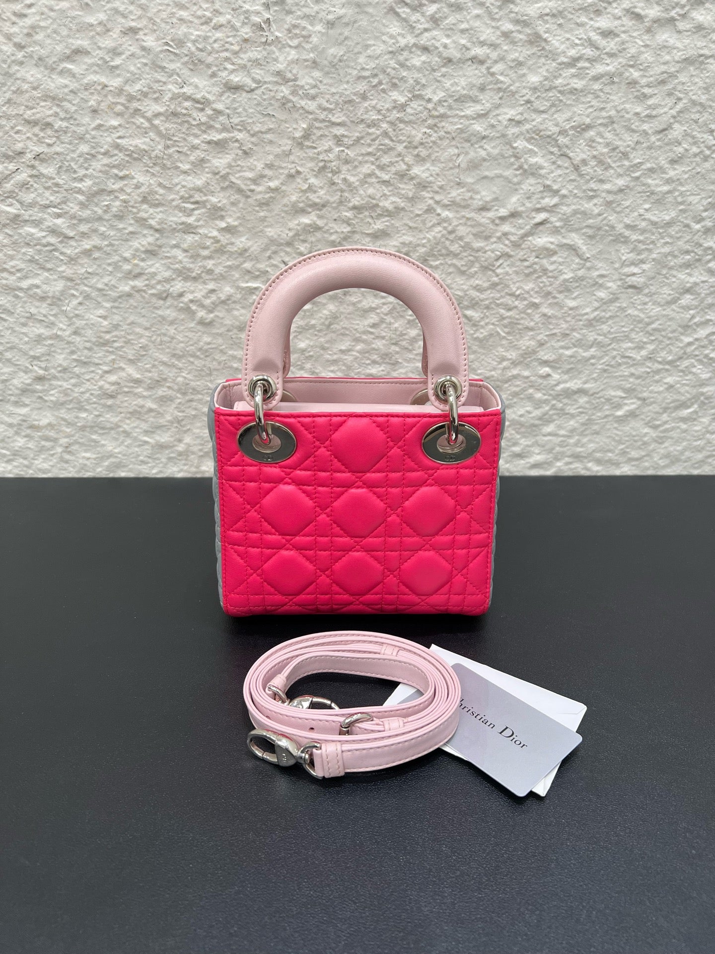 Dior - Lady Dior - Leather - Multicolour - (mini)