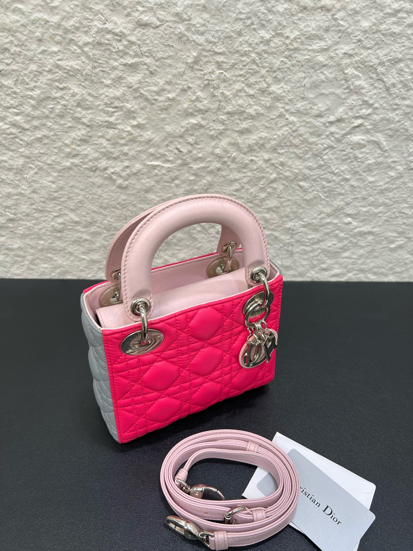 Dior - Lady Dior - Leather - Multicolour - (mini)