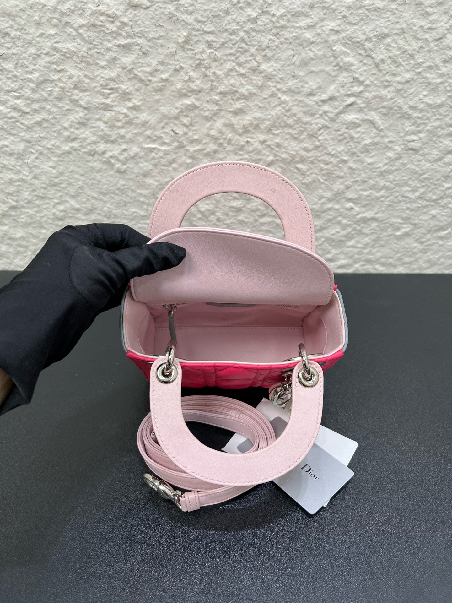 Dior - Lady Dior - Leather - Multicolour - (mini)