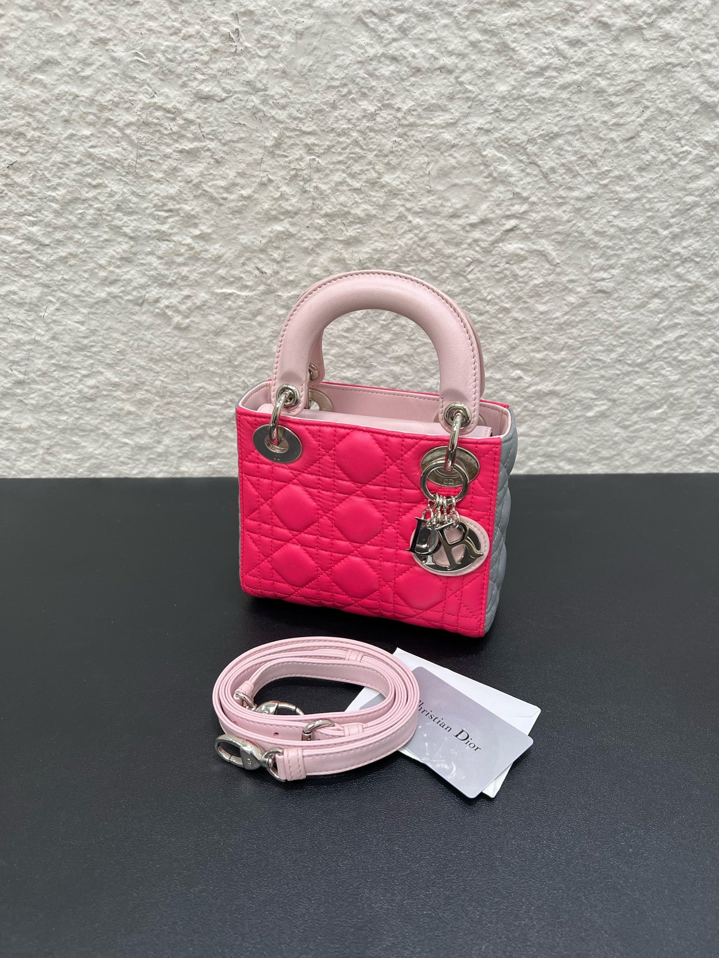 Dior - Lady Dior - Leather - Multicolour - (mini)