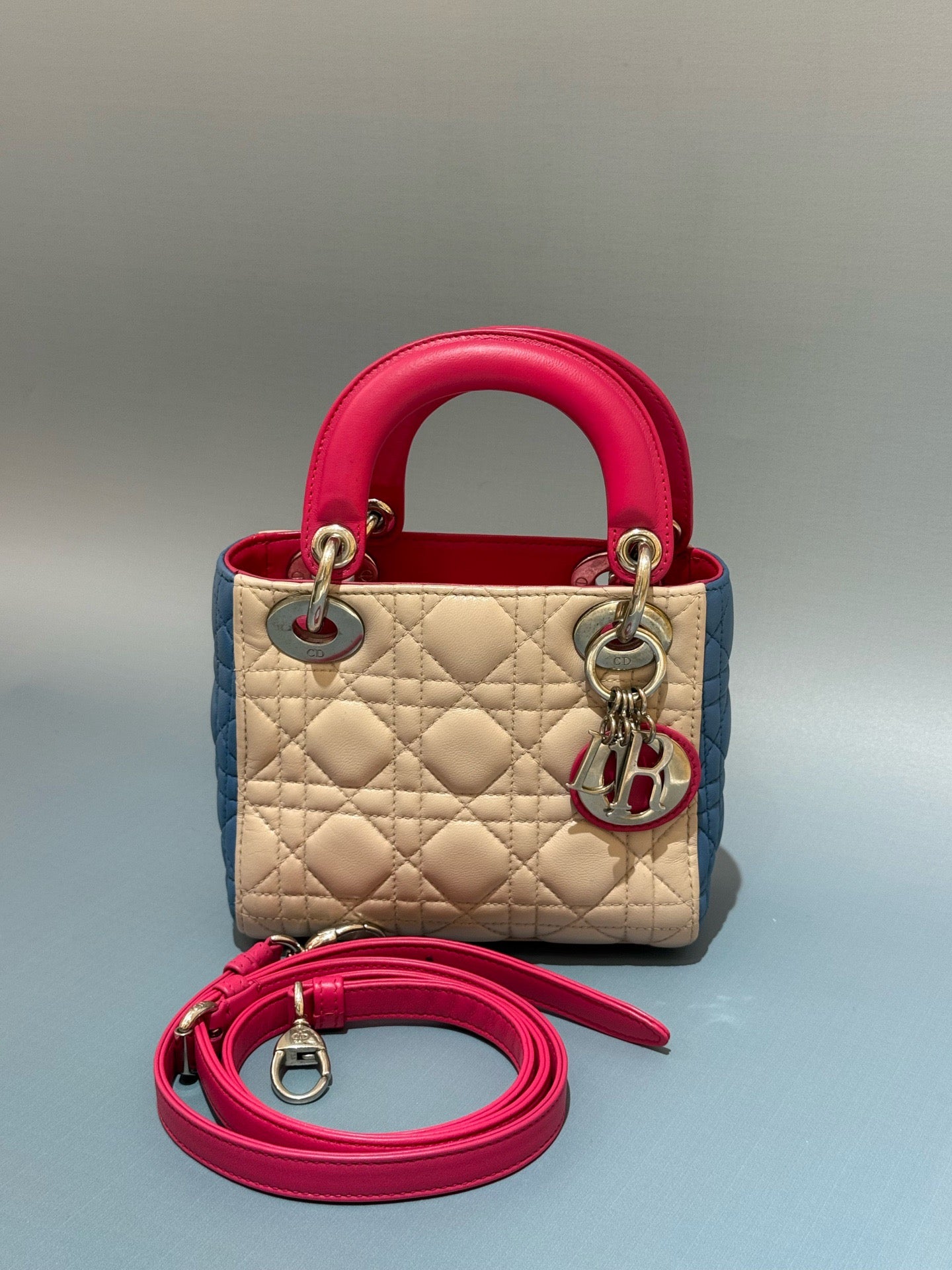 Dior - Lady Dior - Leather - Multicolour - (small)
