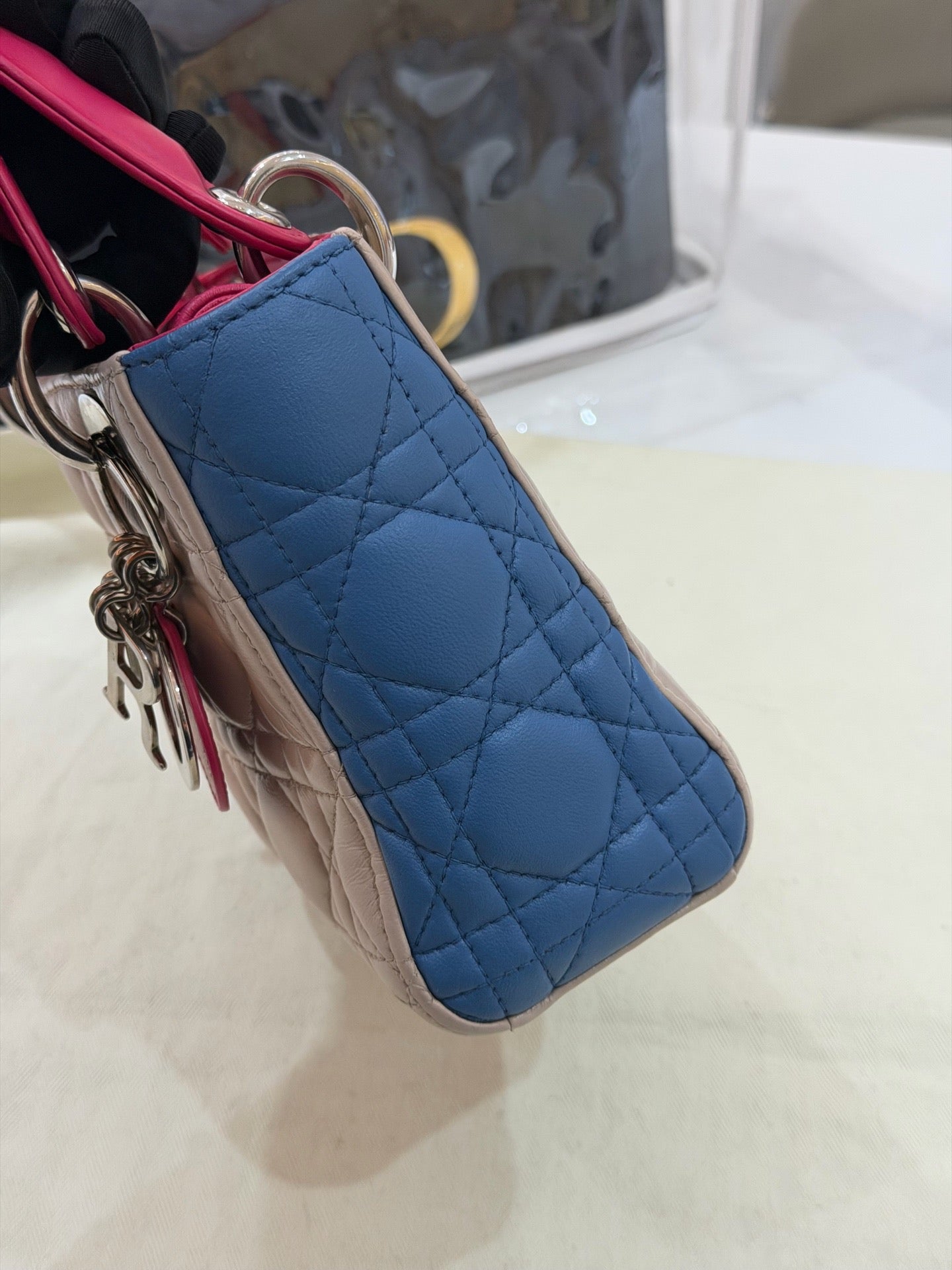 Dior - Lady Dior - Leather - Multicolour - (small)