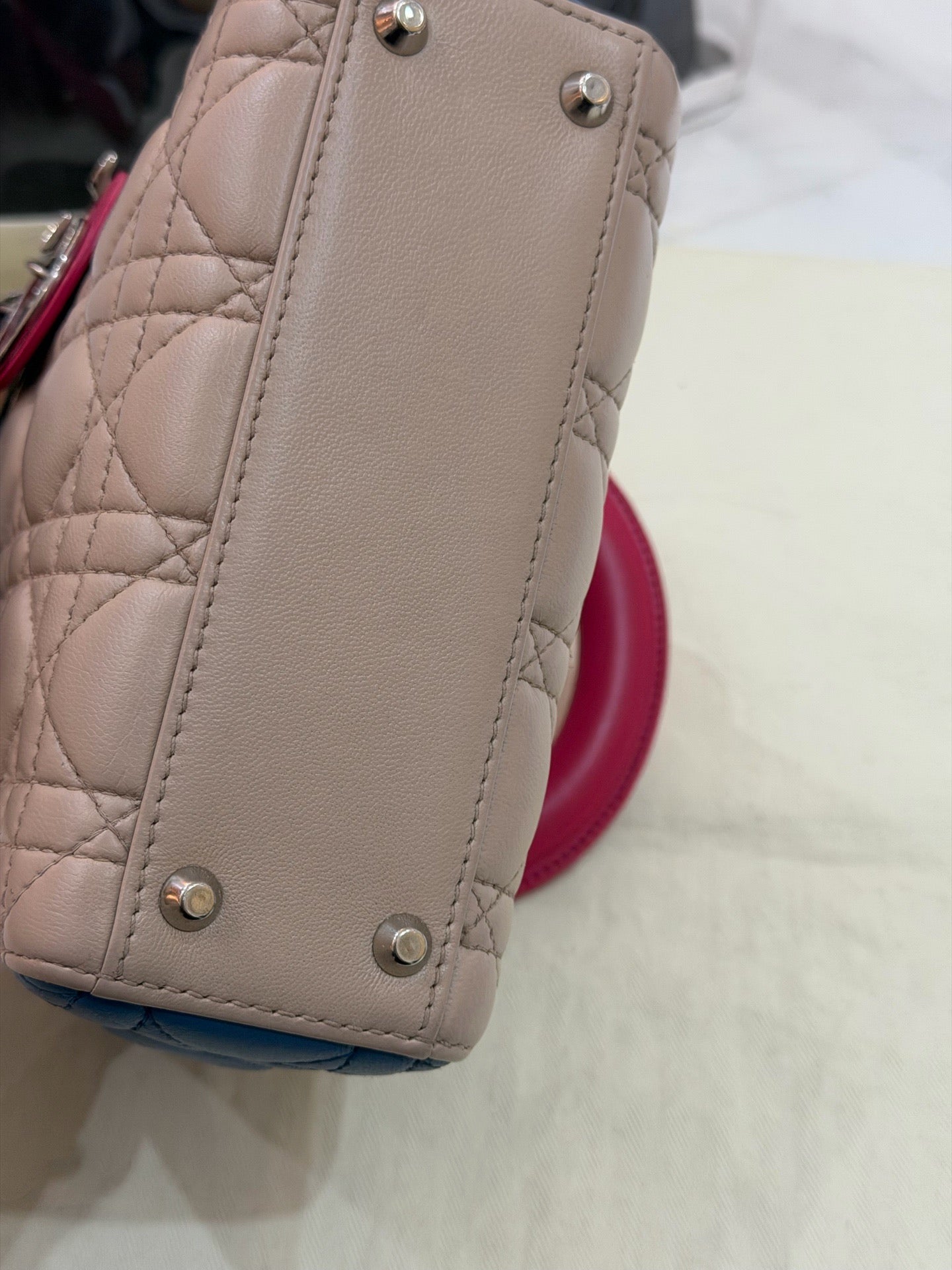 Dior - Lady Dior - Leather - Multicolour - (small)