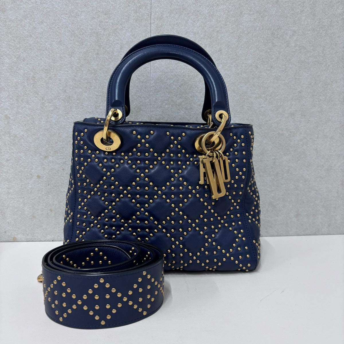 Dior - Lady Dior - Leather - Navy