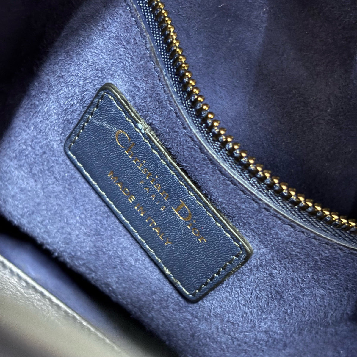 Dior - Lady Dior - Leather - Navy