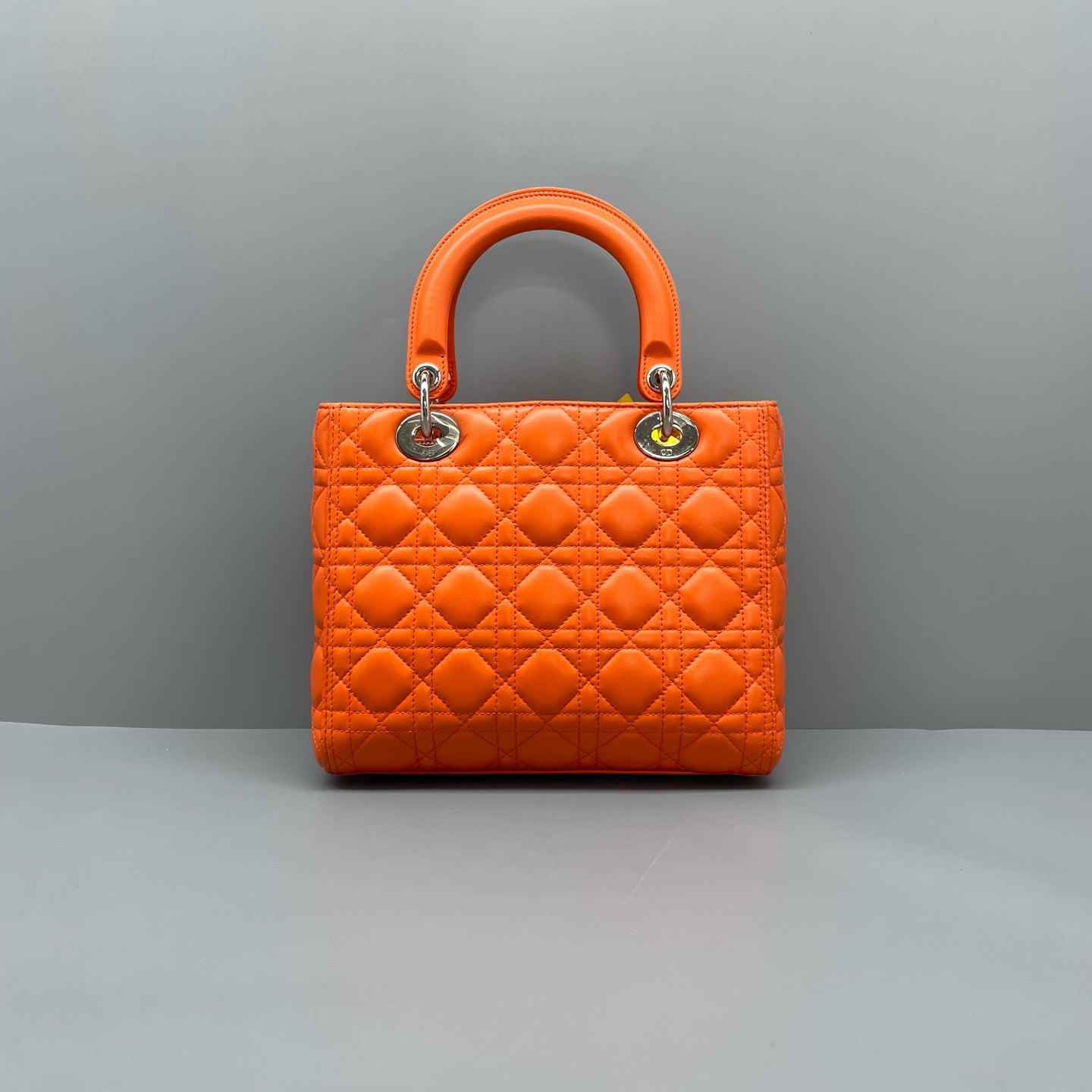 Dior - Lady Dior - Leather - Orange - (Medium)