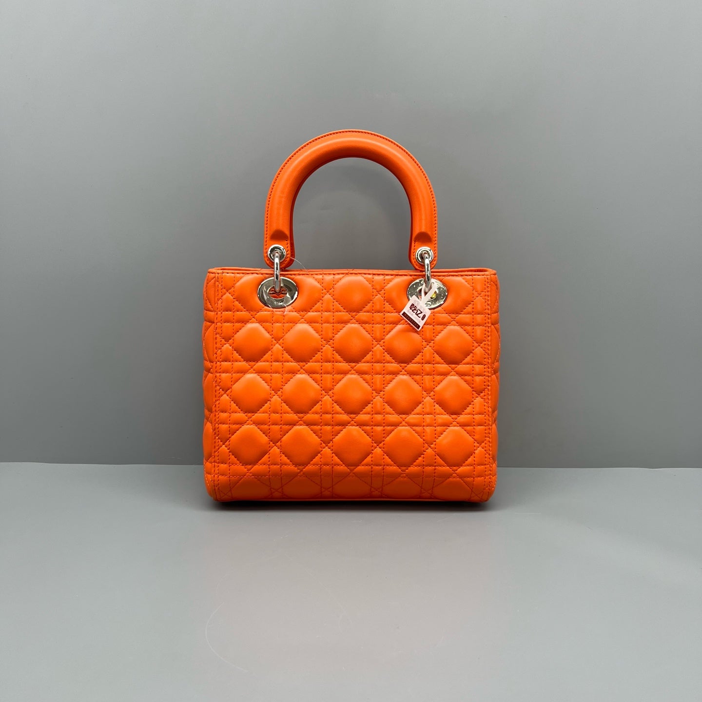Dior - Lady Dior - Leather - Orange - (medium)