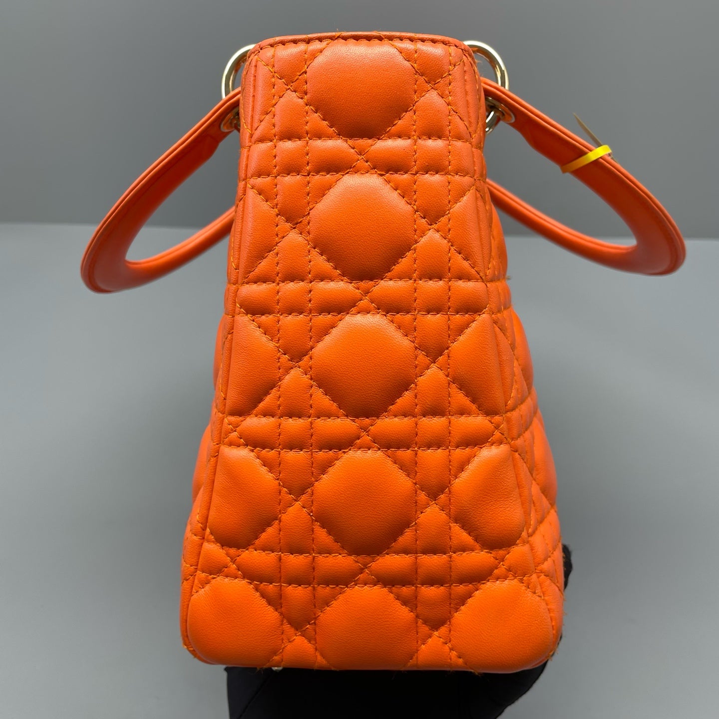 Dior - Lady Dior - Leather - Orange - (medium)