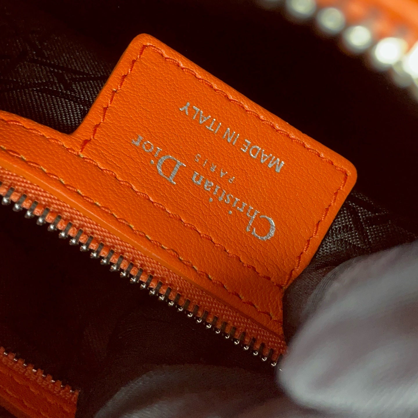 Dior - Lady Dior - Leather - Orange - (Medium)