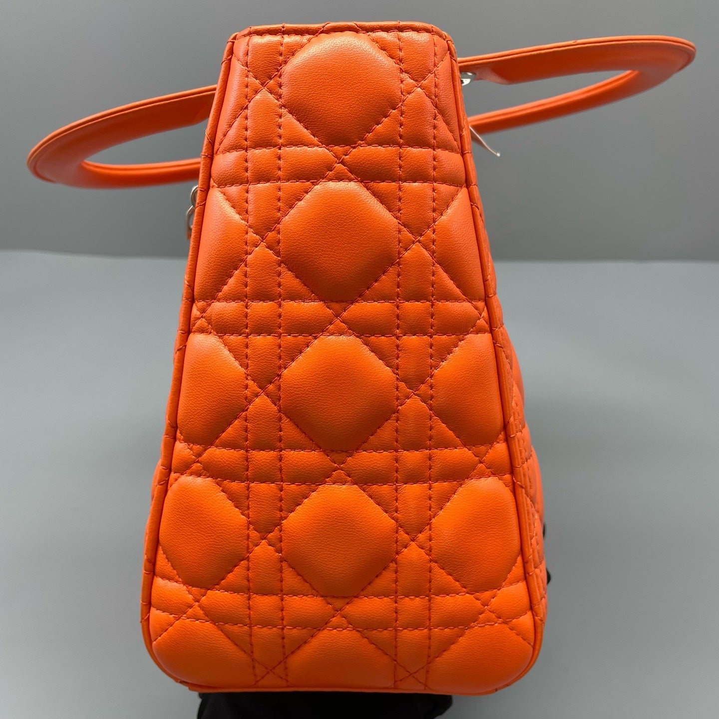 Dior - Lady Dior - Leather - Orange - (medium)