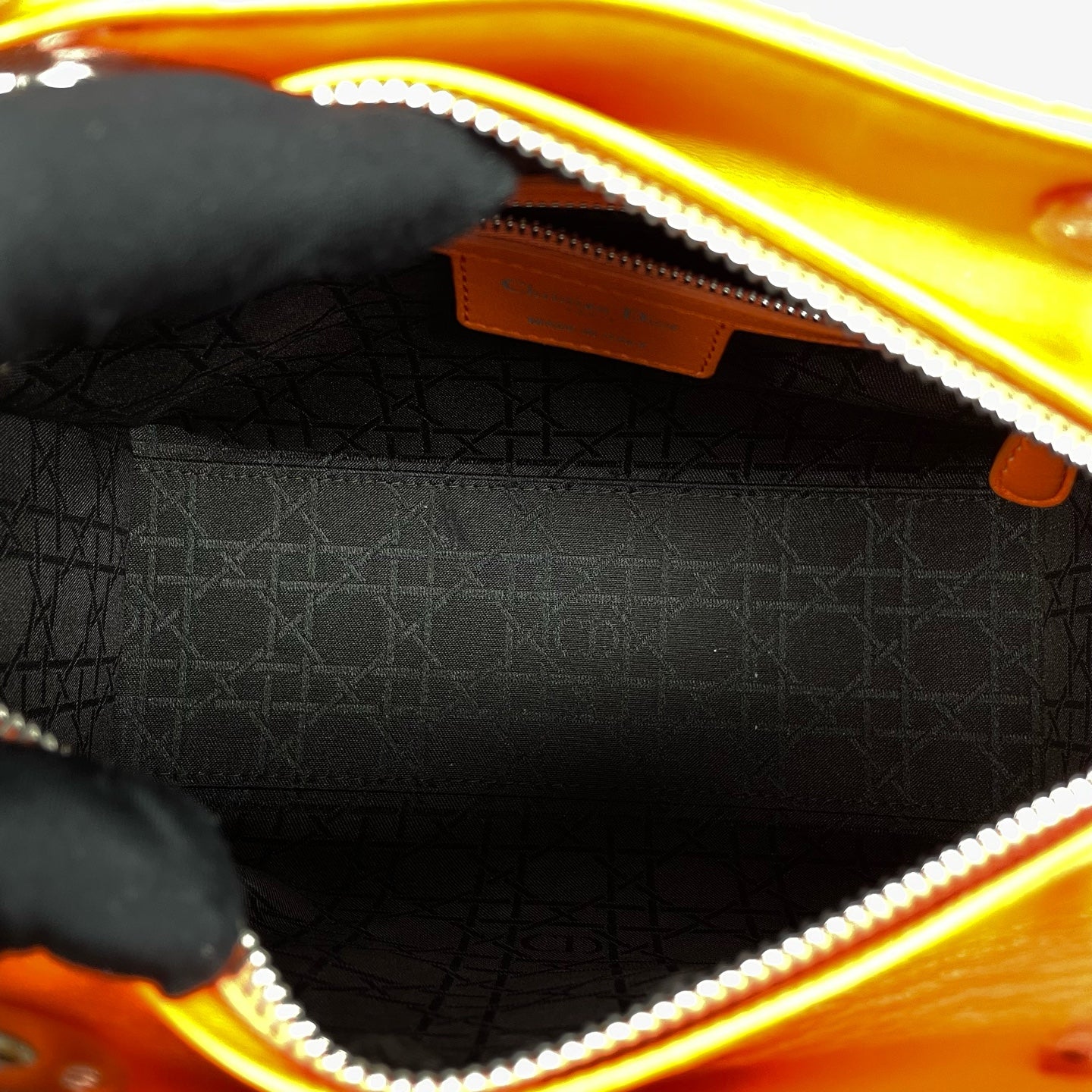 Dior - Lady Dior - Leather - Orange - (Medium)