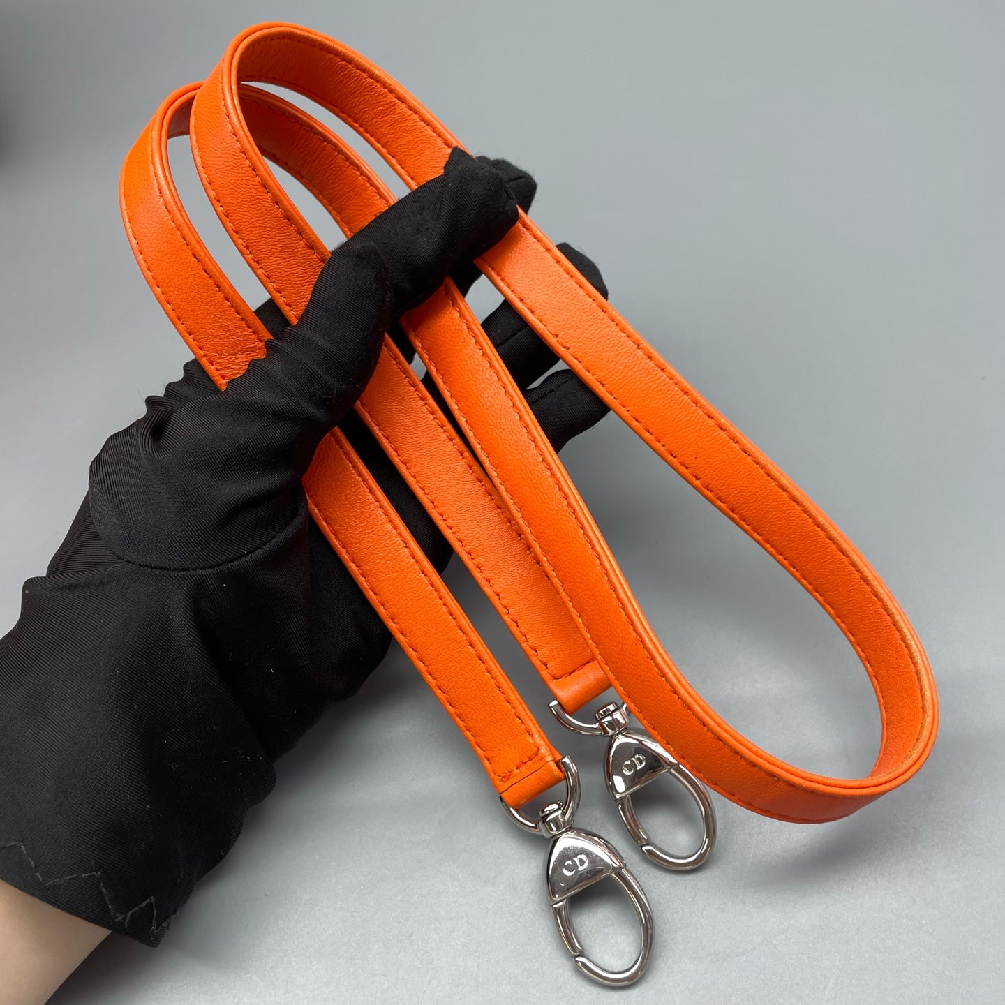 Dior - Lady Dior - Leather - Orange - (Medium)