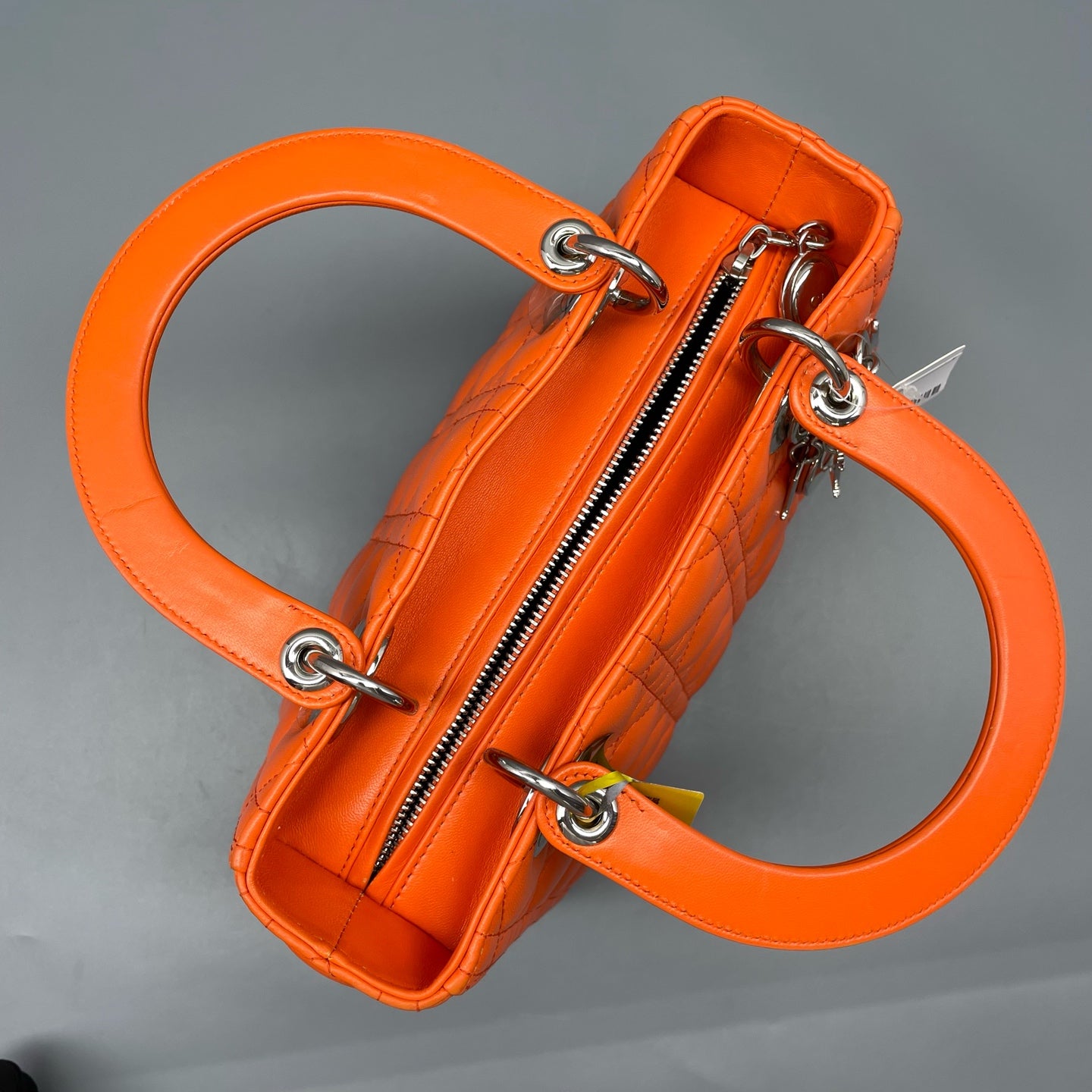 Dior - Lady Dior - Leather - Orange - (Medium)