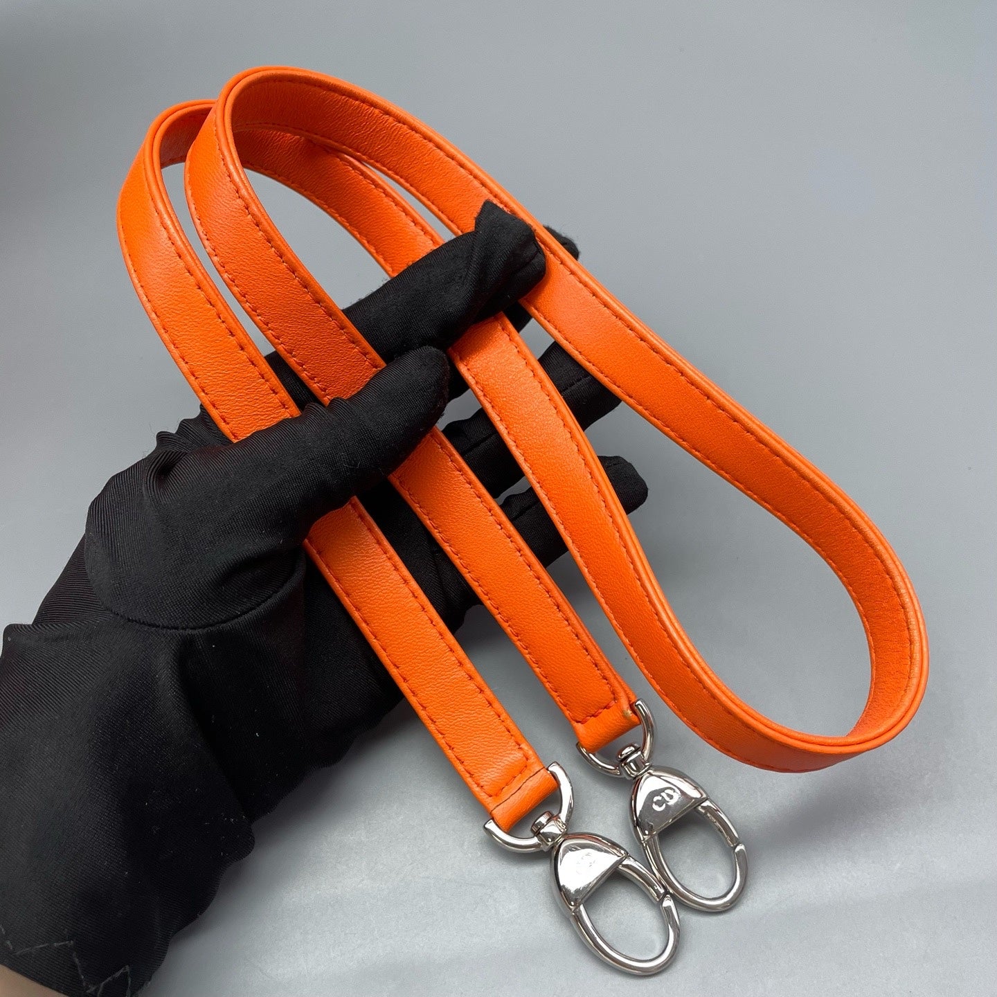 Dior - Lady Dior - Leather - Orange - (medium)