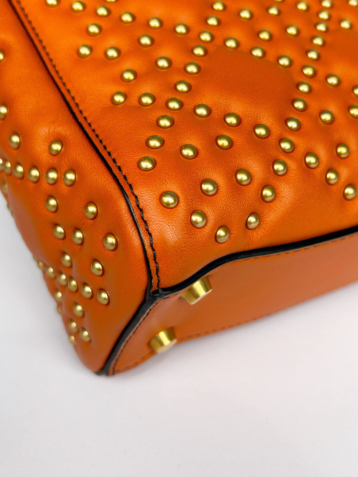 Dior - Lady Dior - Leather - Orange - (mini)