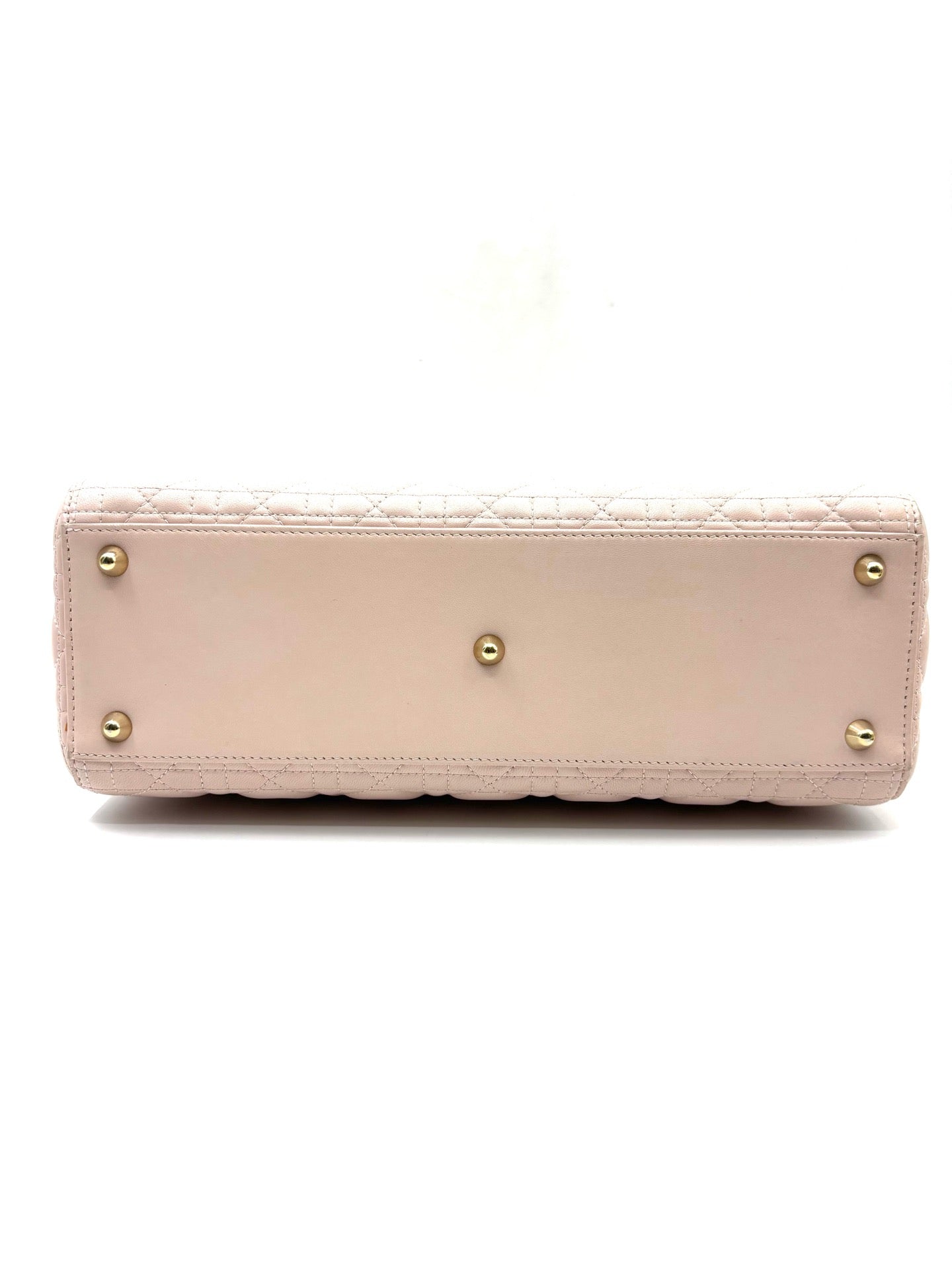Dior - Lady Dior - Leather - Pink - (large)
