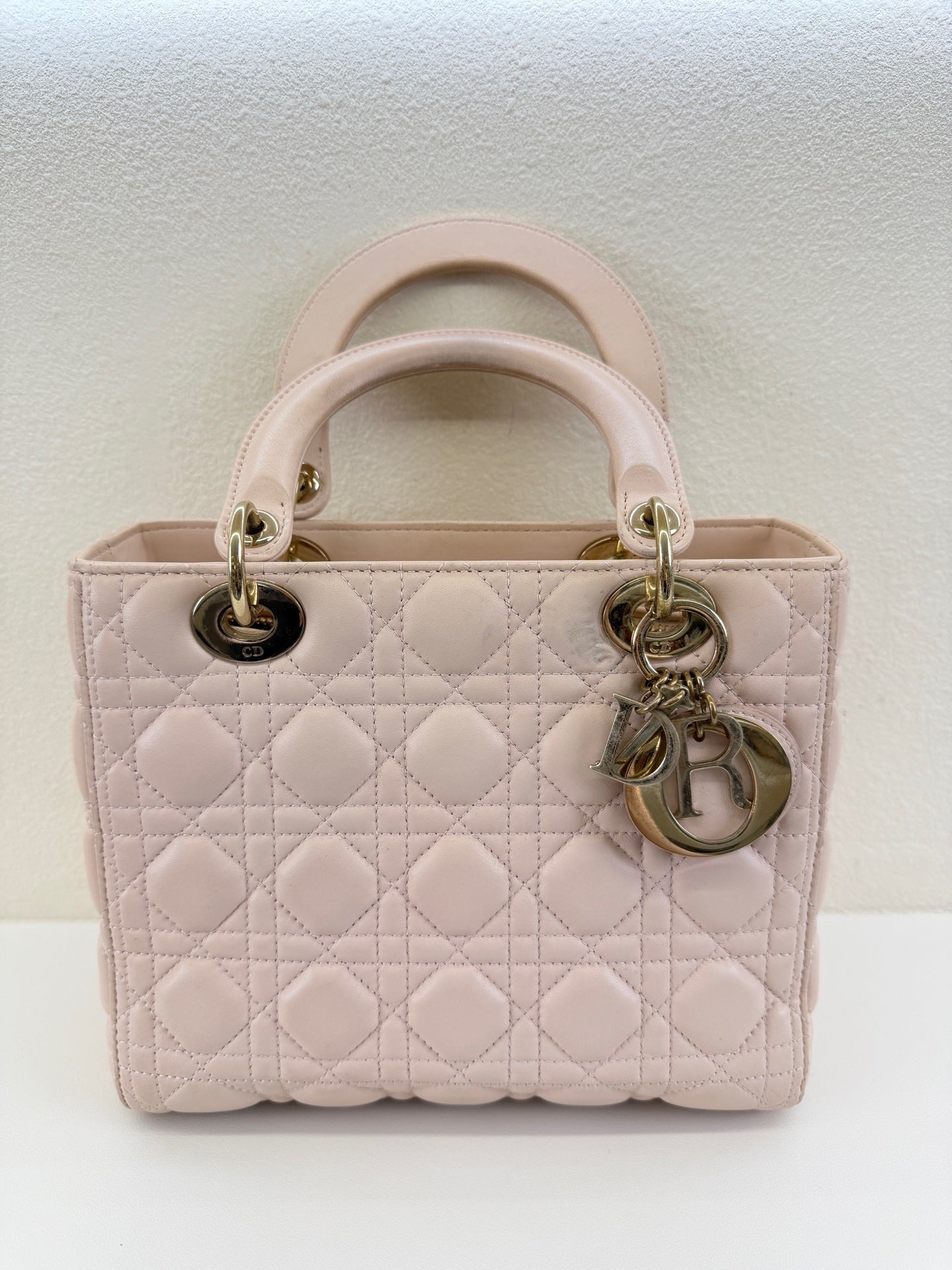 Dior - Lady Dior - Leather - Pink - (Medium)