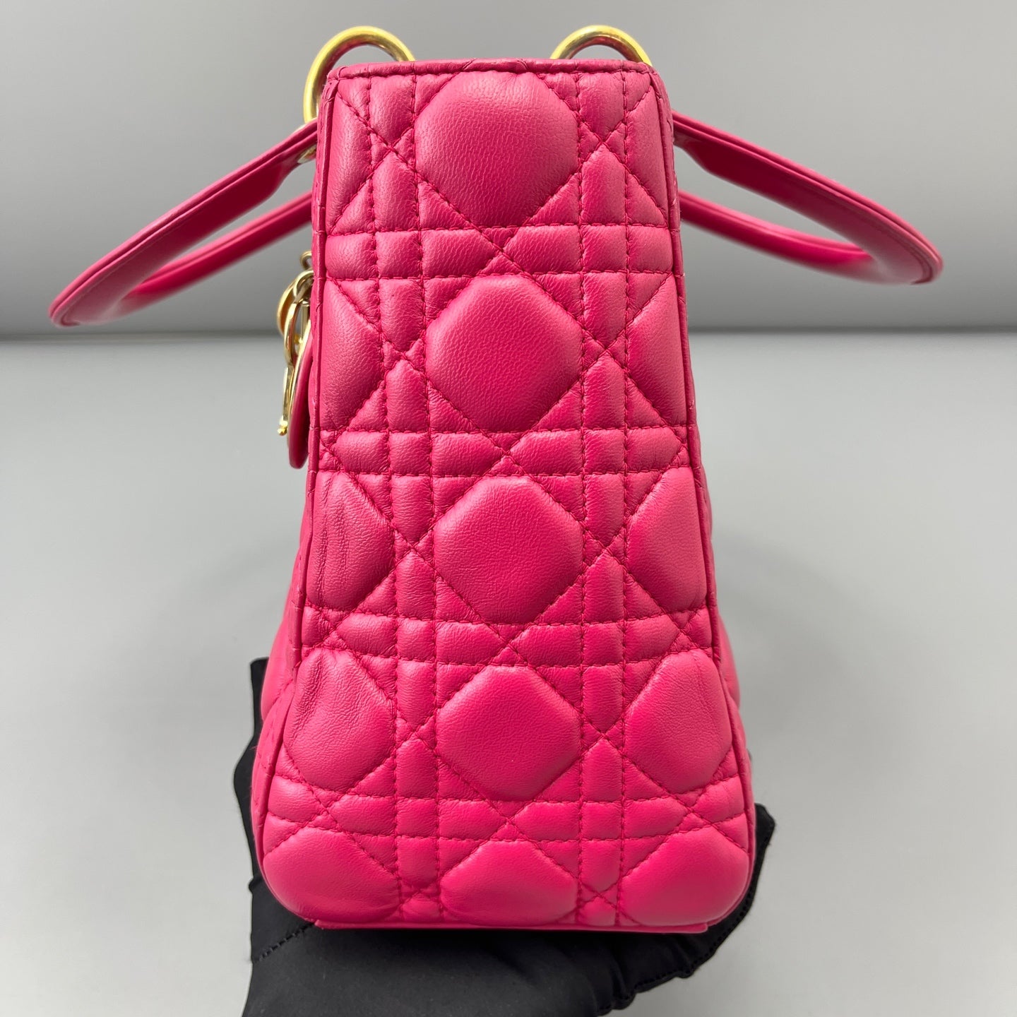 Dior - Lady Dior - Leather - Pink - (Medium)