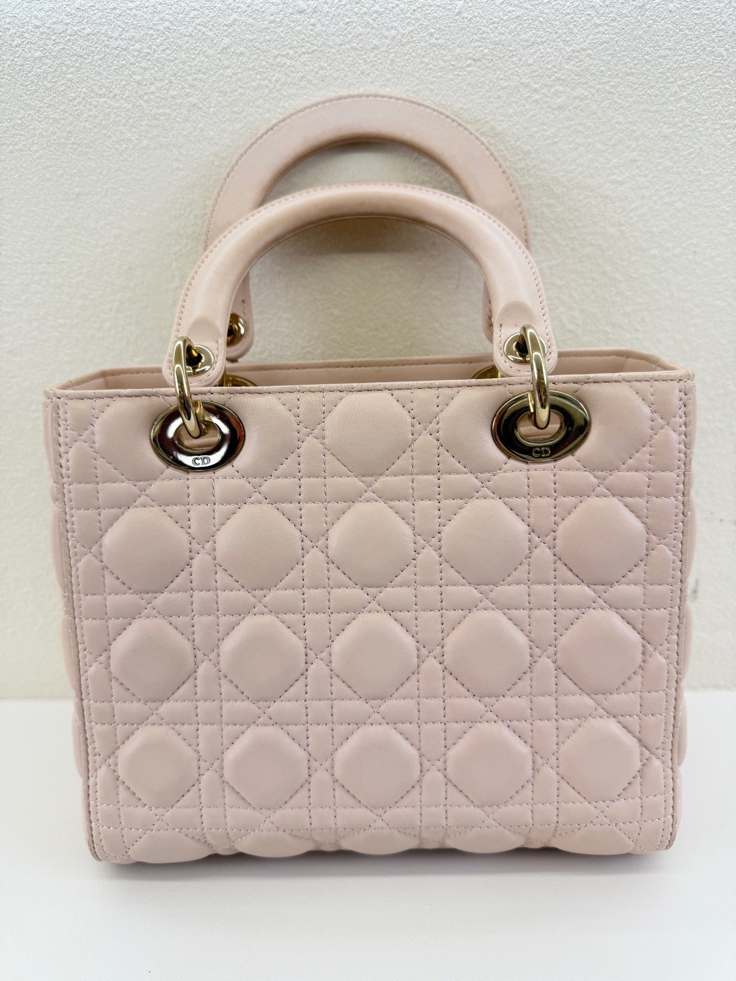 Dior - Lady Dior - Leather - Pink - (Medium)