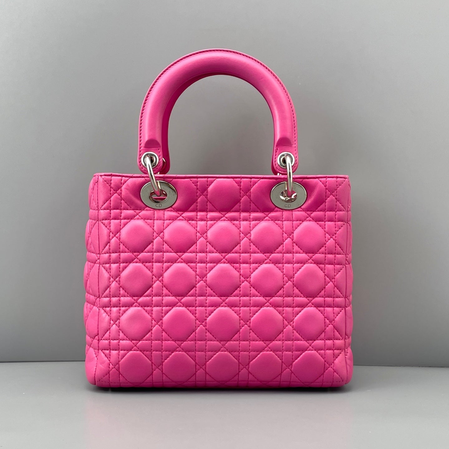 Dior - Lady Dior - Leather - Pink - (medium)