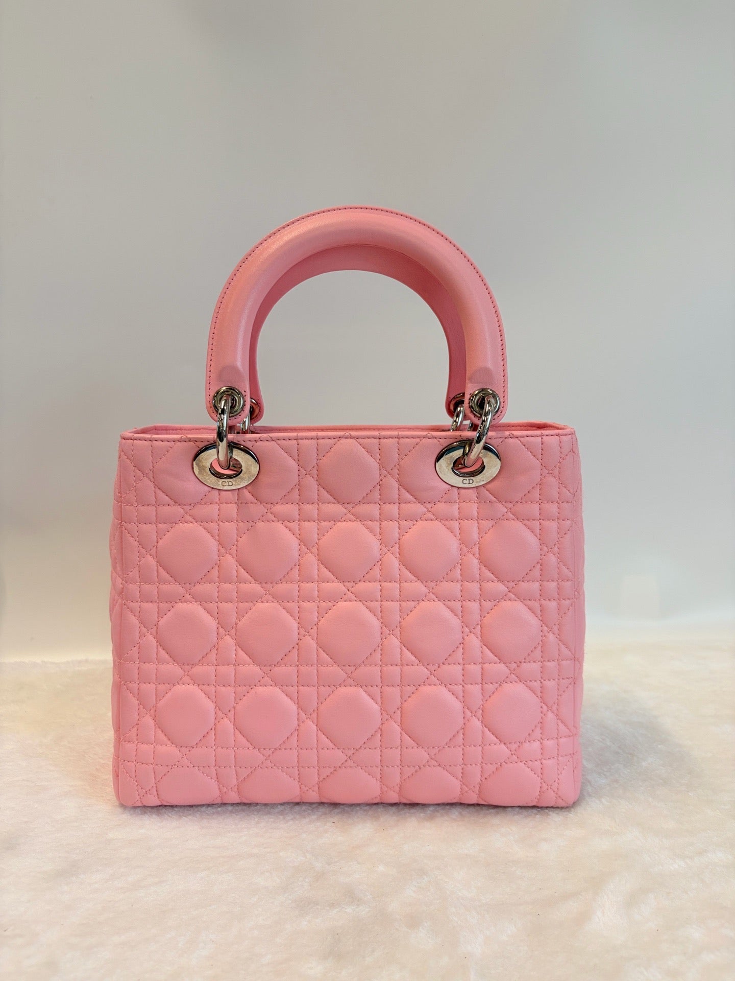 Dior - Lady Dior - Leather - Pink - (Medium)