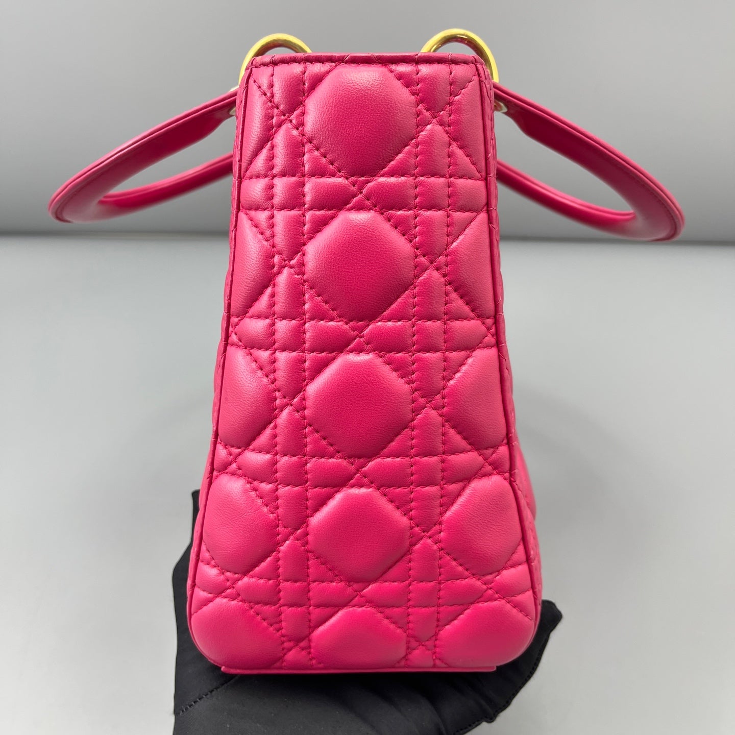 Dior - Lady Dior - Leather - Pink - (Medium)