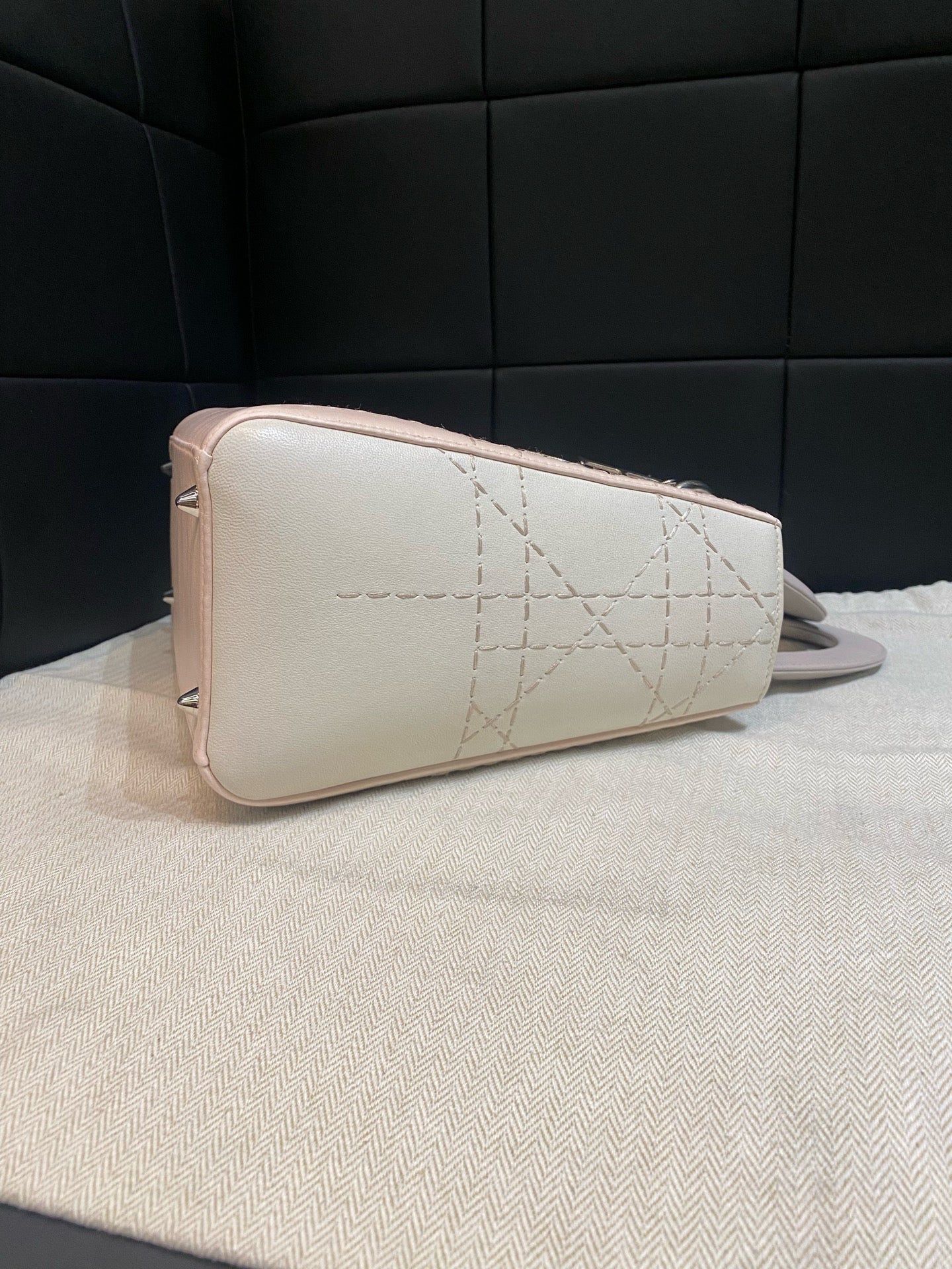 Dior - Lady Dior - Leather - Pink - (Medium)