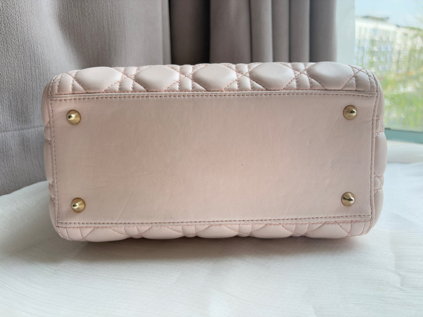 Dior - Lady Dior - Leather - Pink - (medium)