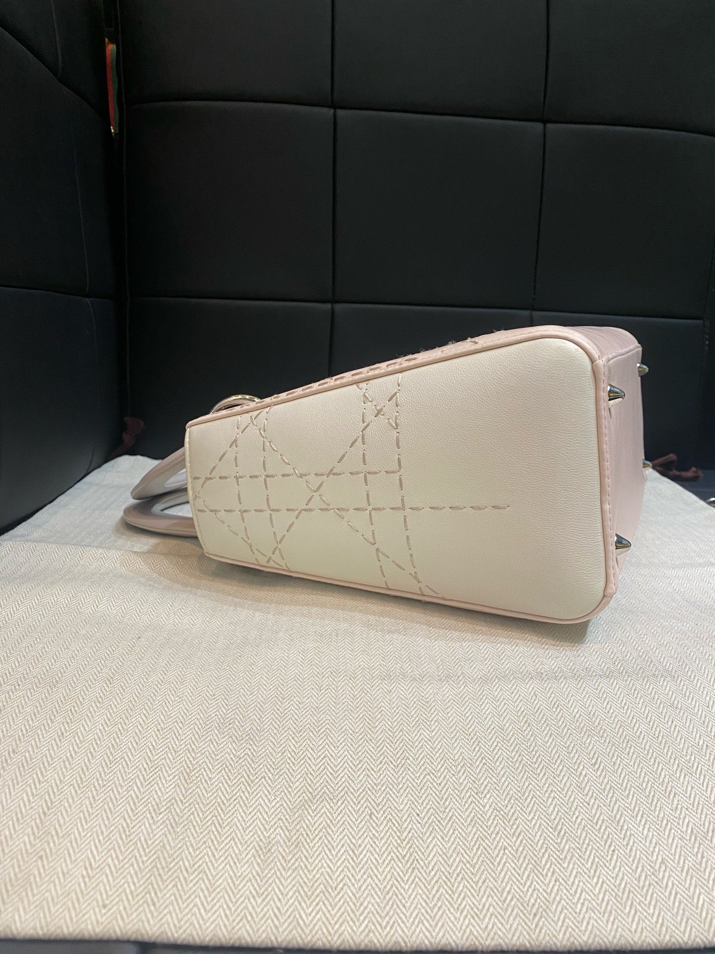 Dior - Lady Dior - Leather - Pink - (Medium)