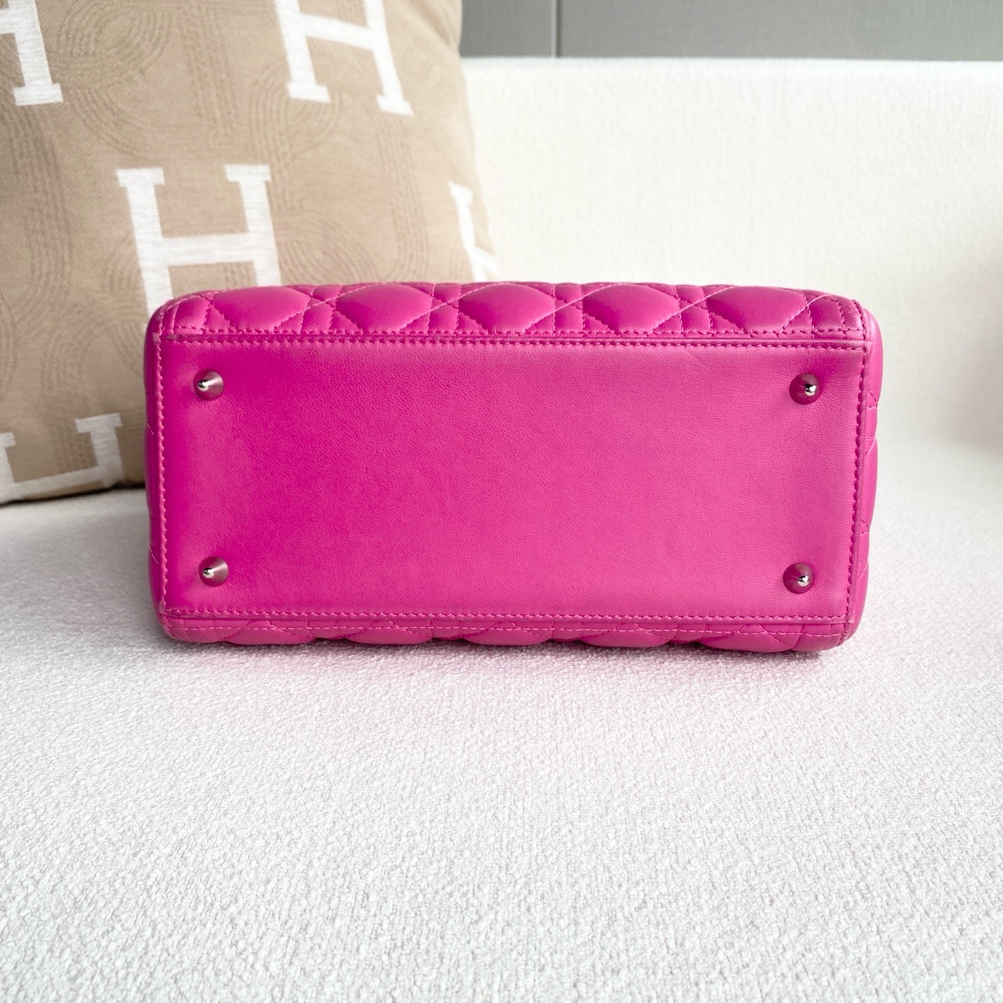 Dior - Lady Dior - Leather - Pink - (Medium)