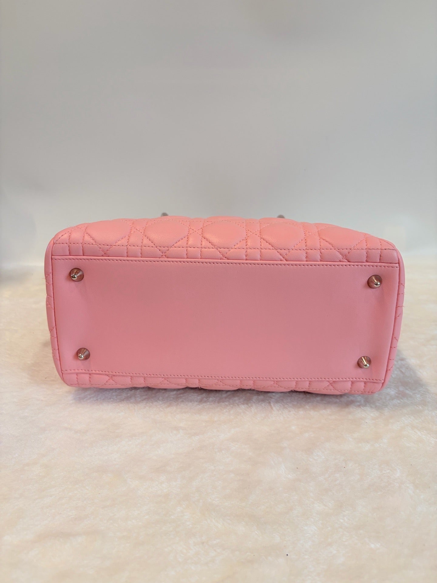 Dior - Lady Dior - Leather - Pink - (Medium)
