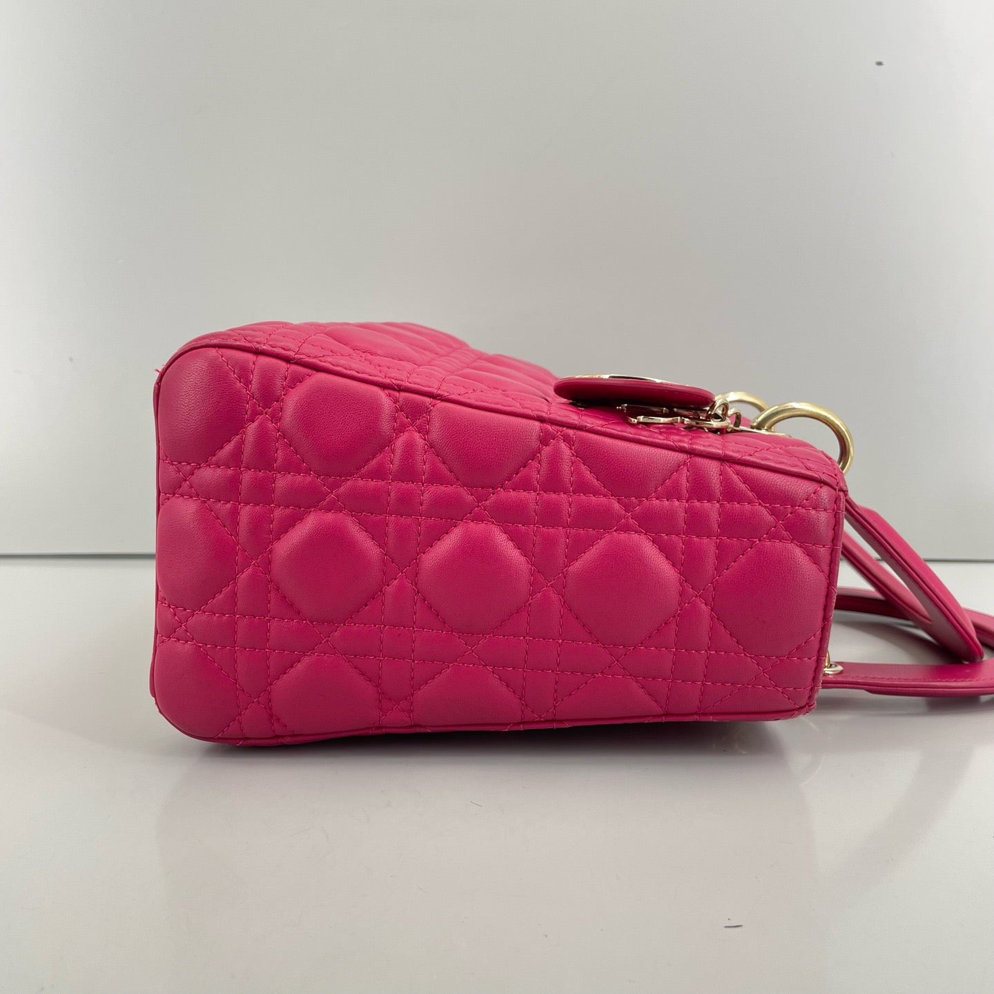 Dior - Lady Dior - Leather - Pink - (medium)