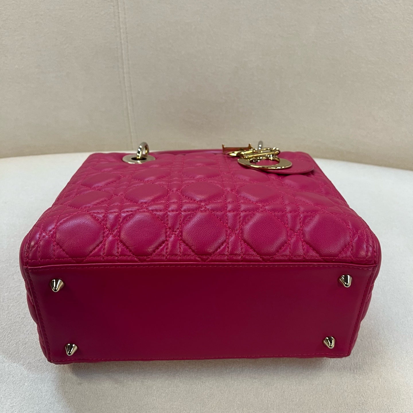 Dior - Lady Dior - Leather - Pink - (medium)