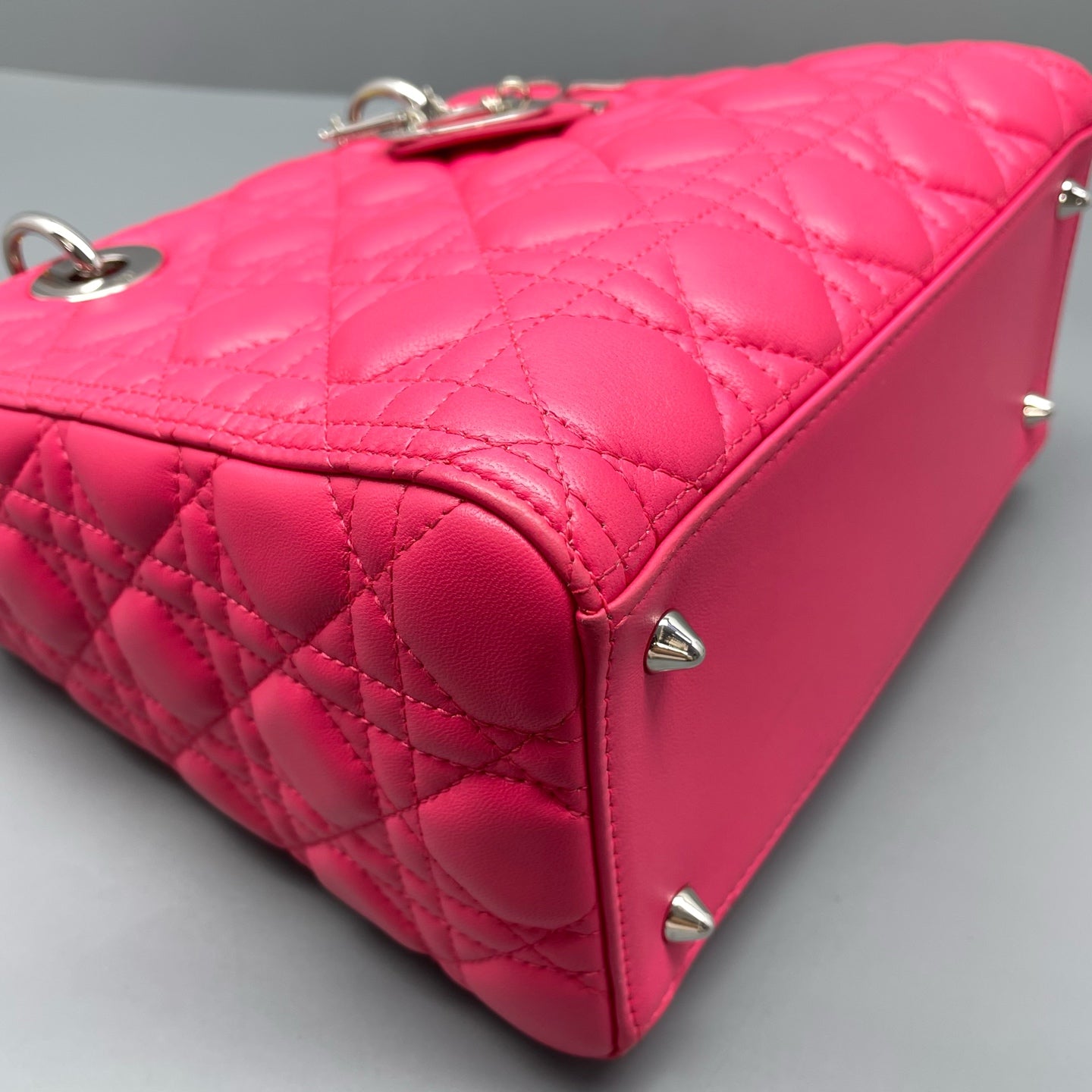 Dior - Lady Dior - Leather - Pink - (medium)