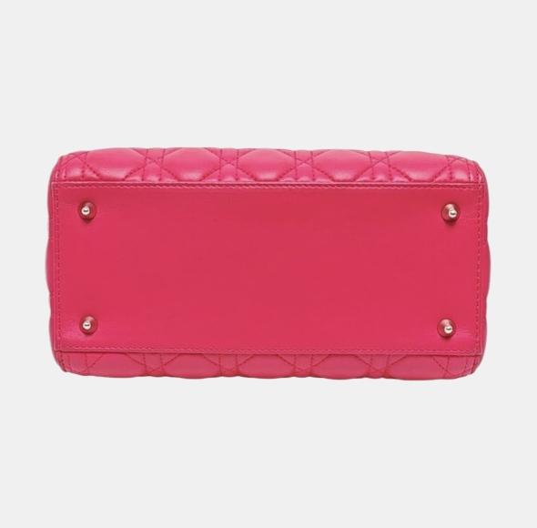 Dior - Lady Dior - Leather - Pink - (medium)